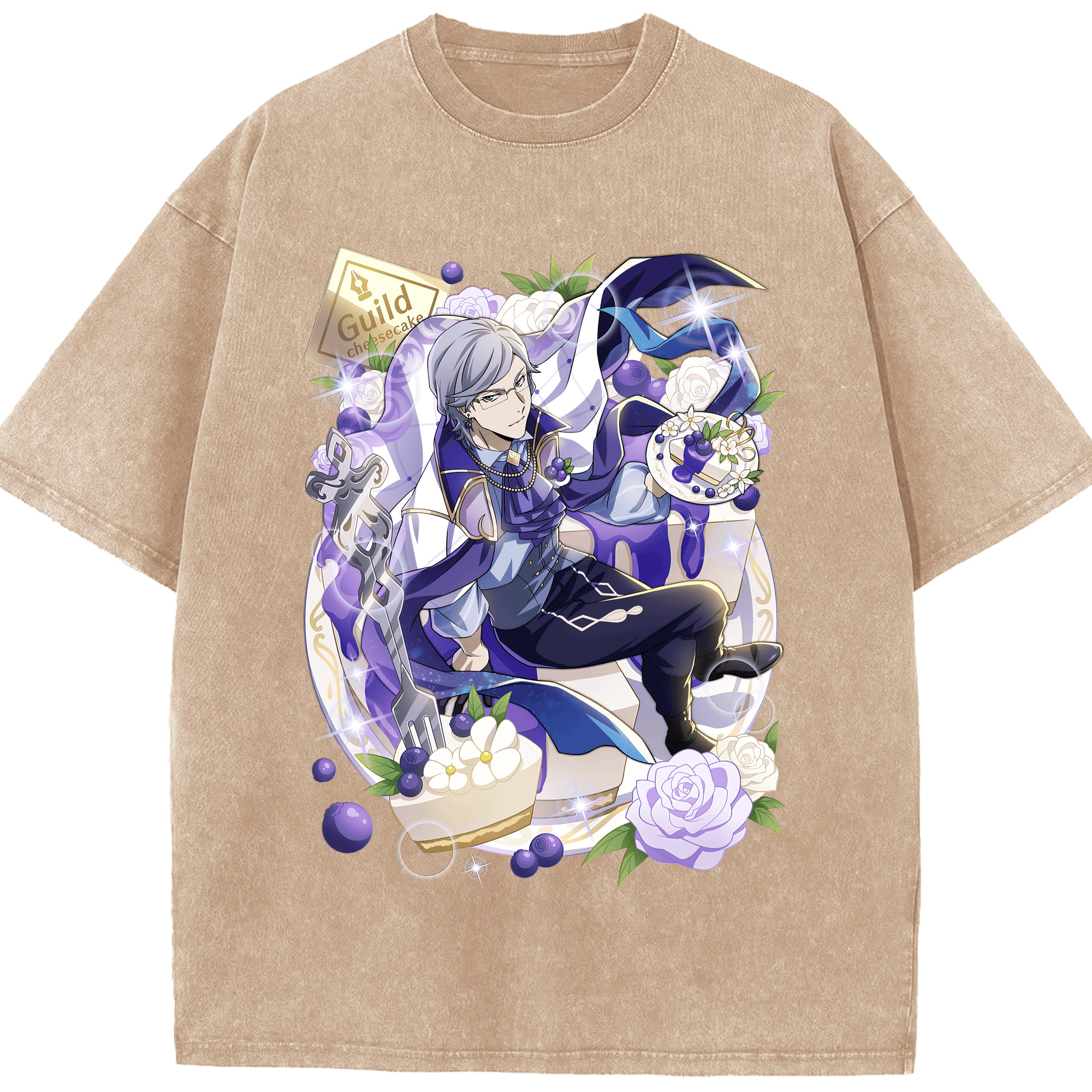 （画像用） 文豪ストレイドッグス Bungo Stray Dogs 綿100% ヴィンテージ風 半袖Tシャツ（フロントプリント）