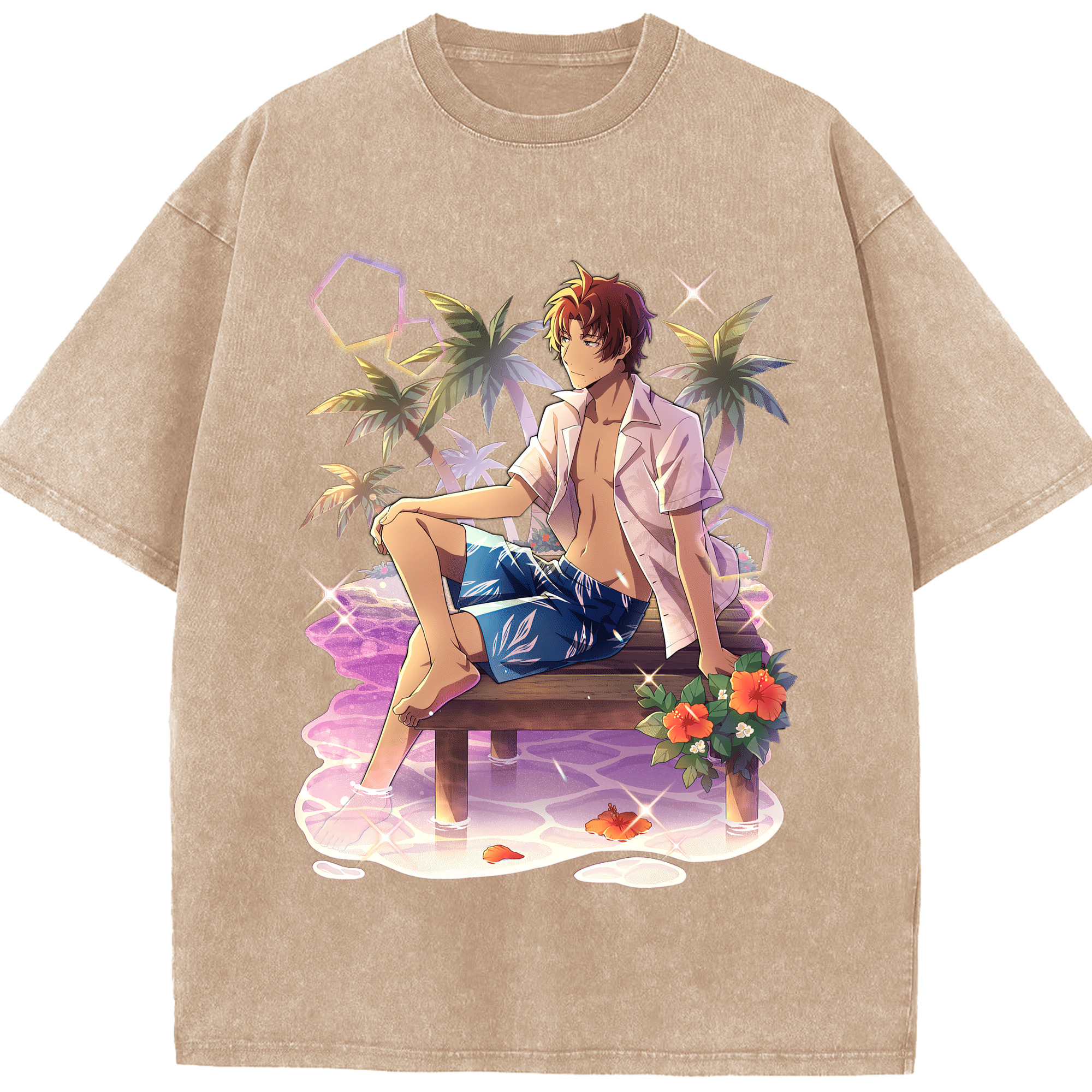 （画像用） 文豪ストレイドッグス Bungo Stray Dogs 綿100% ヴィンテージ風 半袖Tシャツ（フロントプリント）