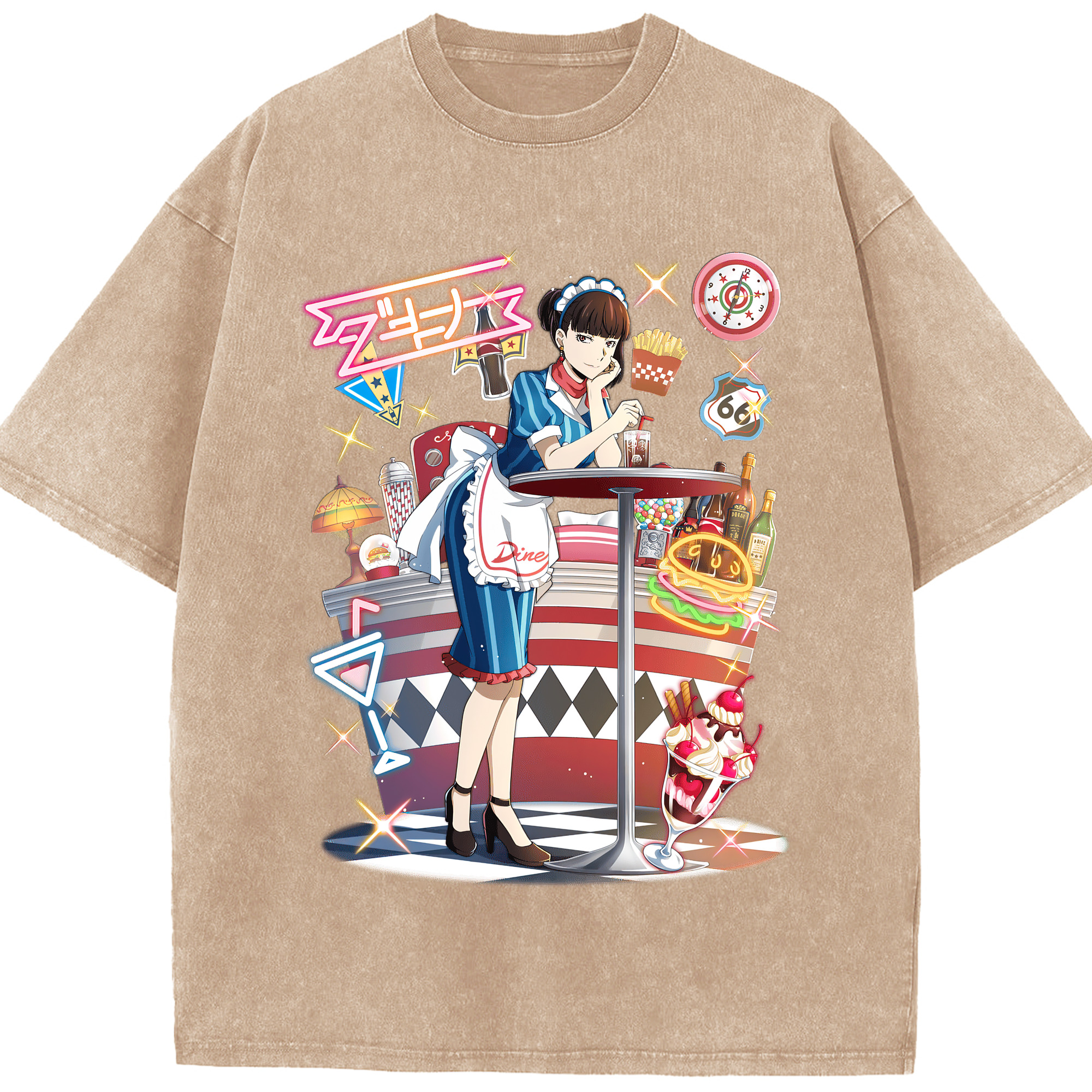 （画像用） 文豪ストレイドッグス Bungo Stray Dogs 綿100% ヴィンテージ風 半袖Tシャツ（フロントプリント）