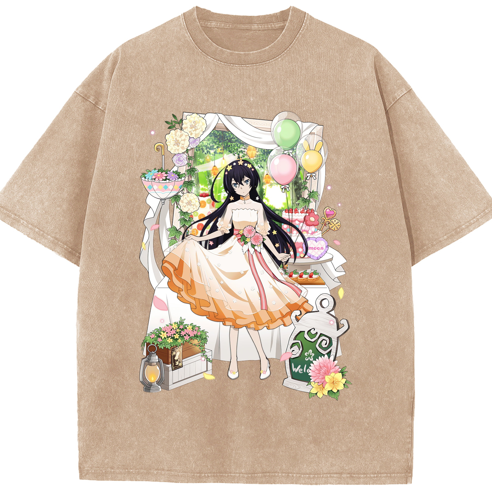 （画像用） 文豪ストレイドッグス Bungo Stray Dogs 綿100% ヴィンテージ風 半袖Tシャツ（フロントプリント）