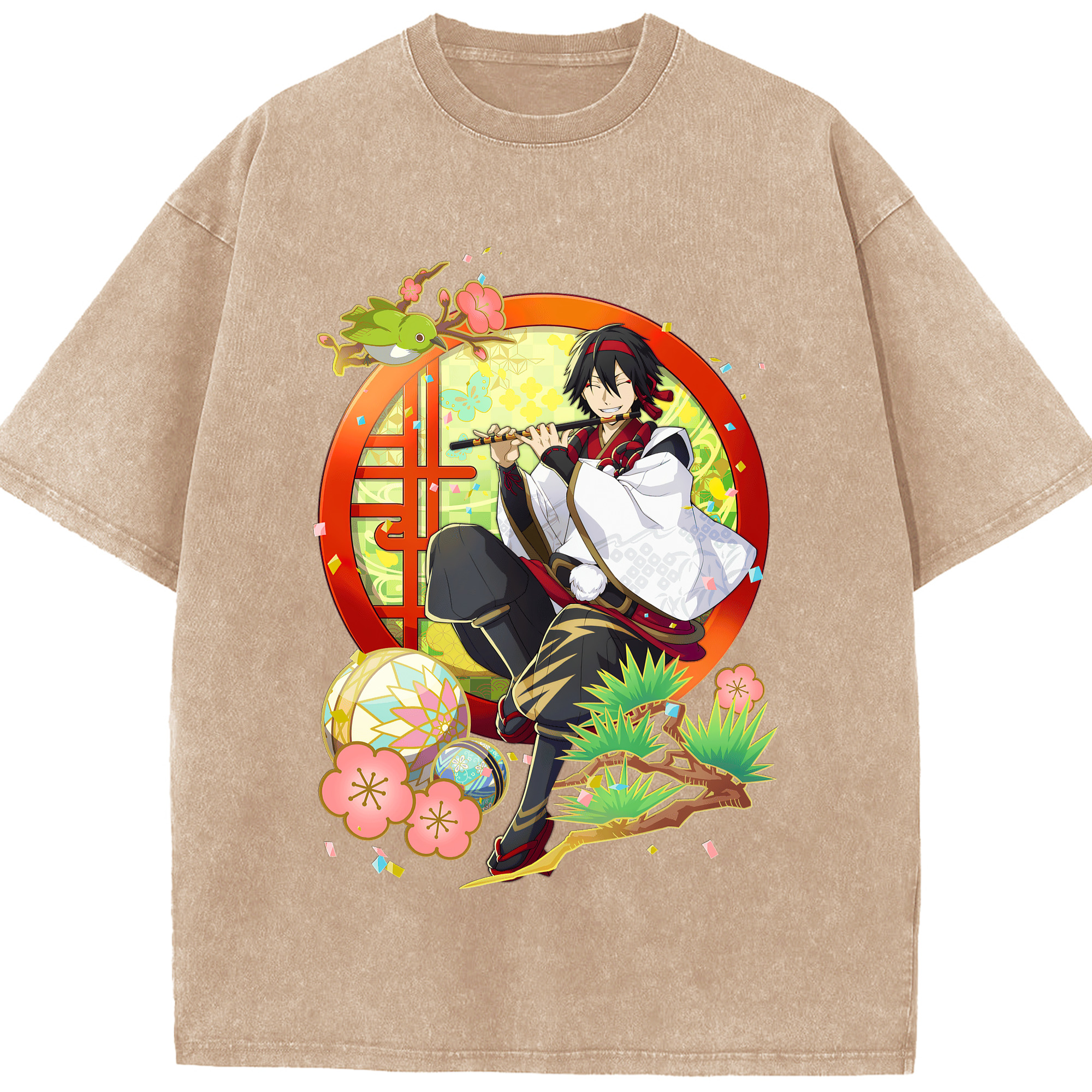 （画像用） 文豪ストレイドッグス Bungo Stray Dogs 綿100% ヴィンテージ風 半袖Tシャツ（フロントプリント）