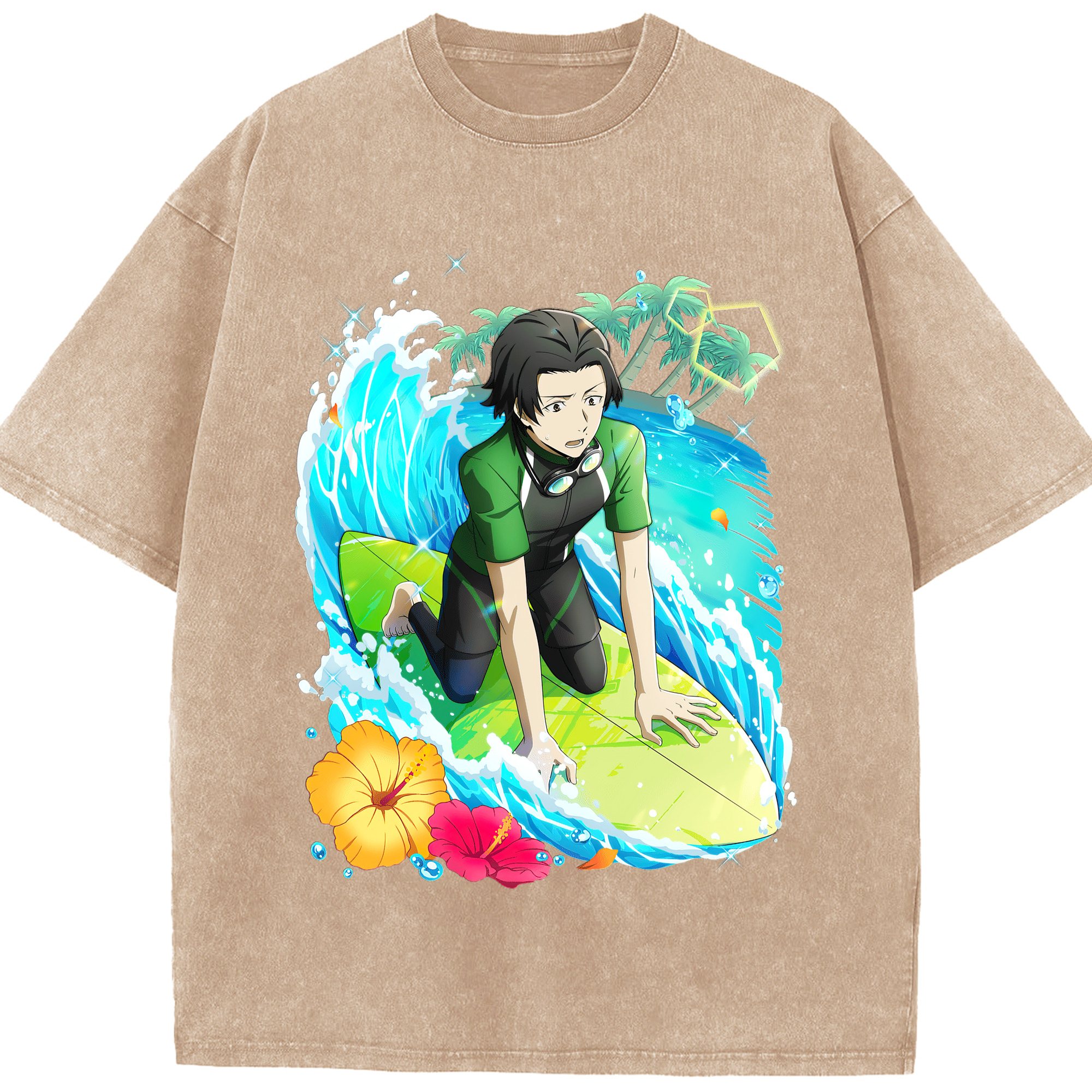 （画像用） 文豪ストレイドッグス Bungo Stray Dogs 綿100% ヴィンテージ風 半袖Tシャツ（フロントプリント）