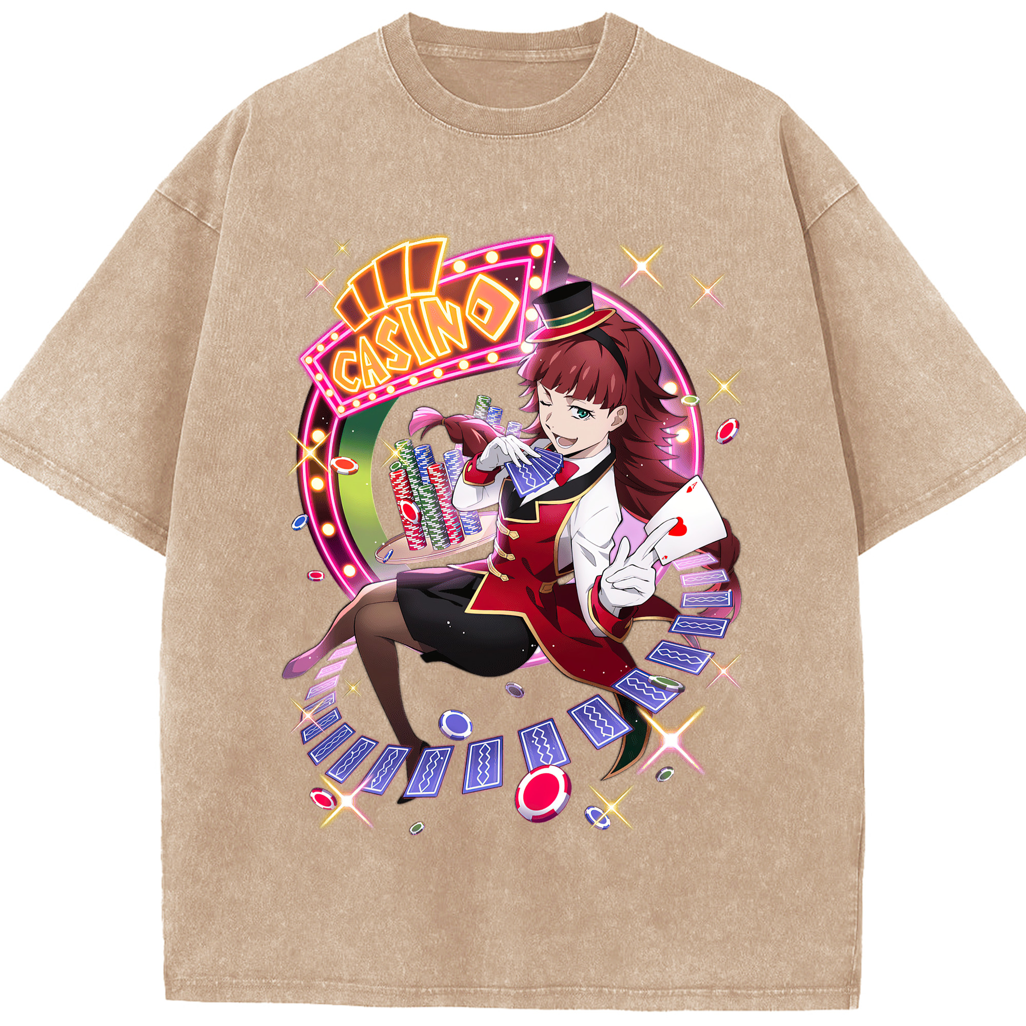 （画像用） 文豪ストレイドッグス Bungo Stray Dogs 綿100% ヴィンテージ風 半袖Tシャツ（フロントプリント）
