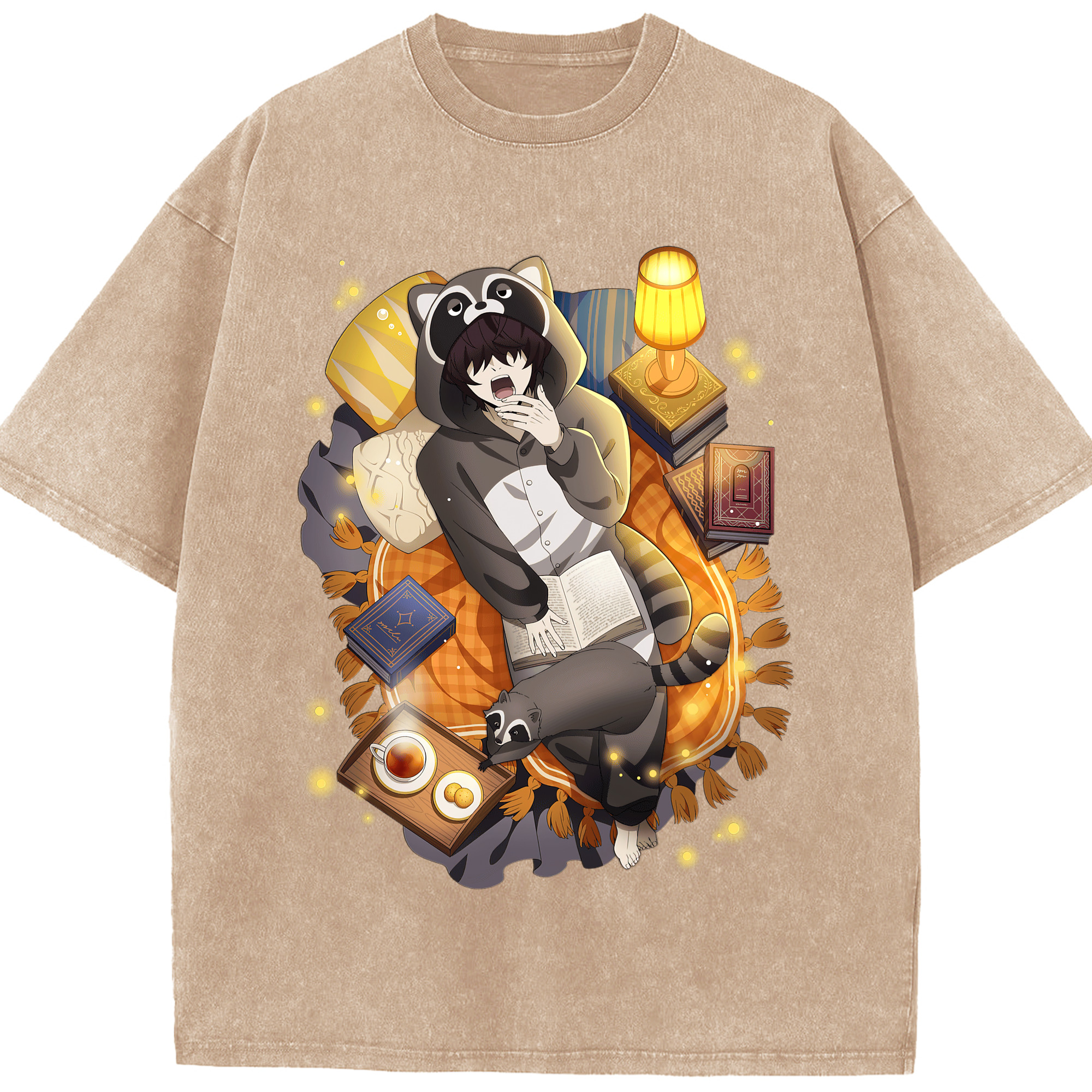 （画像用） 文豪ストレイドッグス Bungo Stray Dogs 綿100% ヴィンテージ風 半袖Tシャツ（フロントプリント）