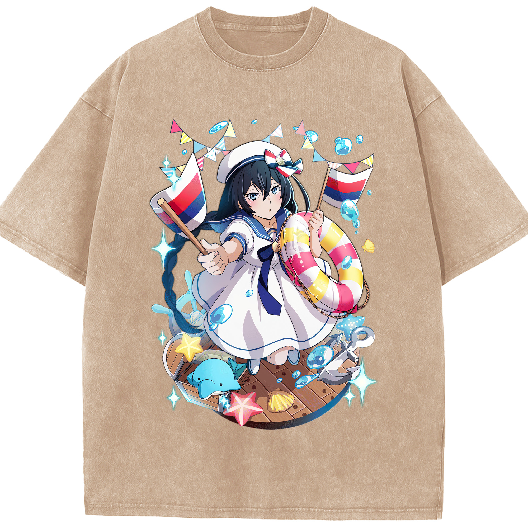 （画像用） 文豪ストレイドッグス Bungo Stray Dogs 綿100% ヴィンテージ風 半袖Tシャツ（フロントプリント）