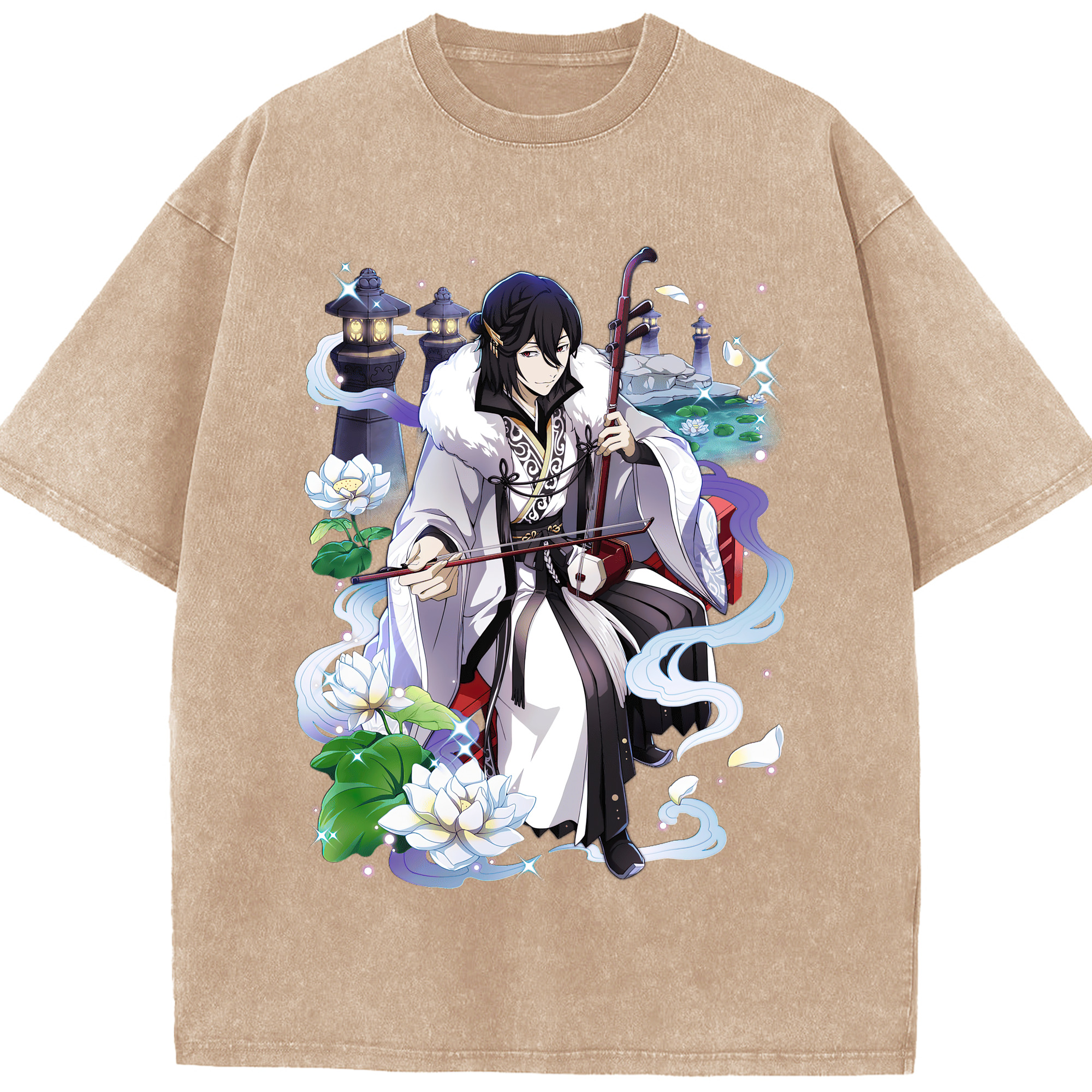 （画像用） 文豪ストレイドッグス Bungo Stray Dogs 綿100% ヴィンテージ風 半袖Tシャツ（フロントプリント）