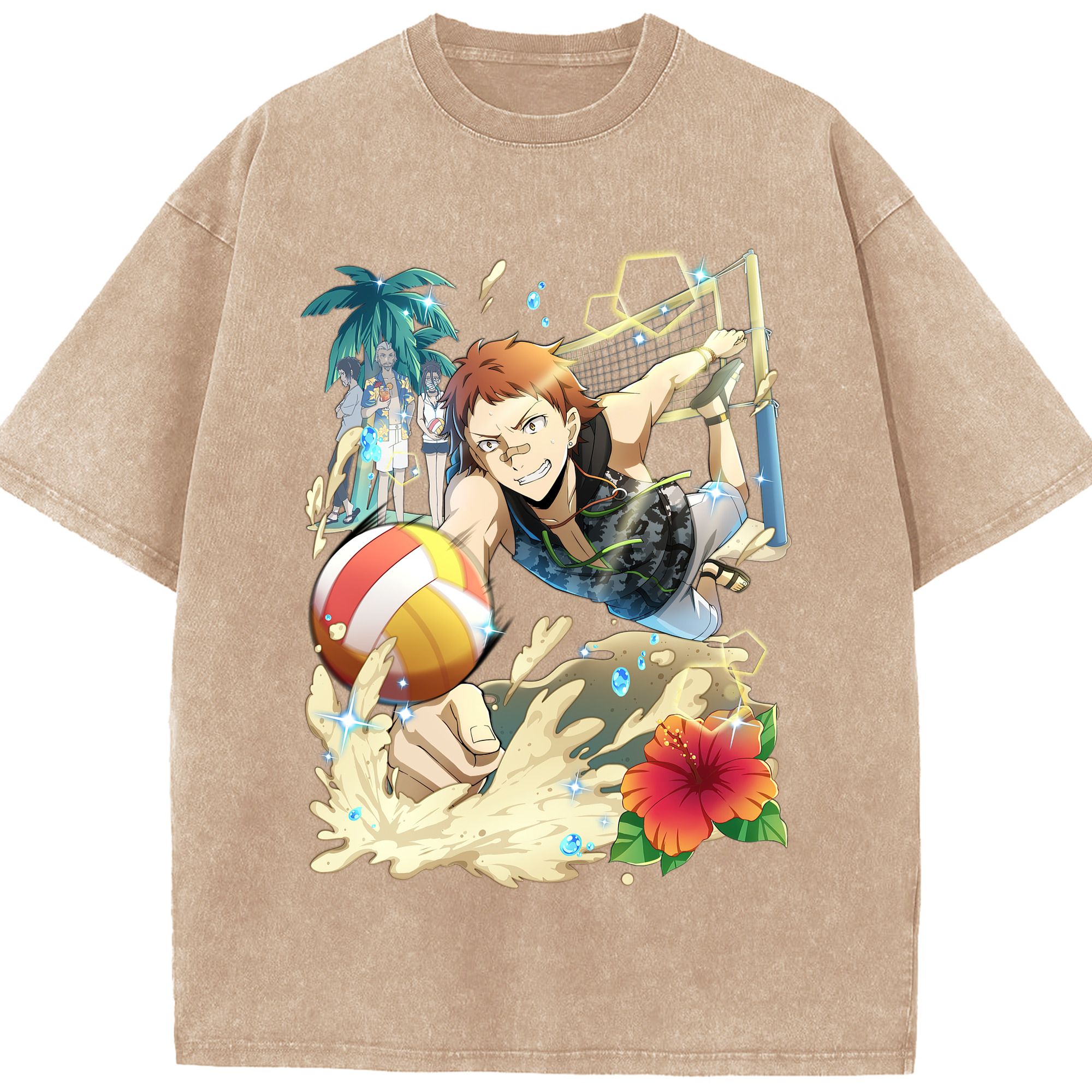 （画像用） 文豪ストレイドッグス Bungo Stray Dogs 綿100% ヴィンテージ風 半袖Tシャツ（フロントプリント）