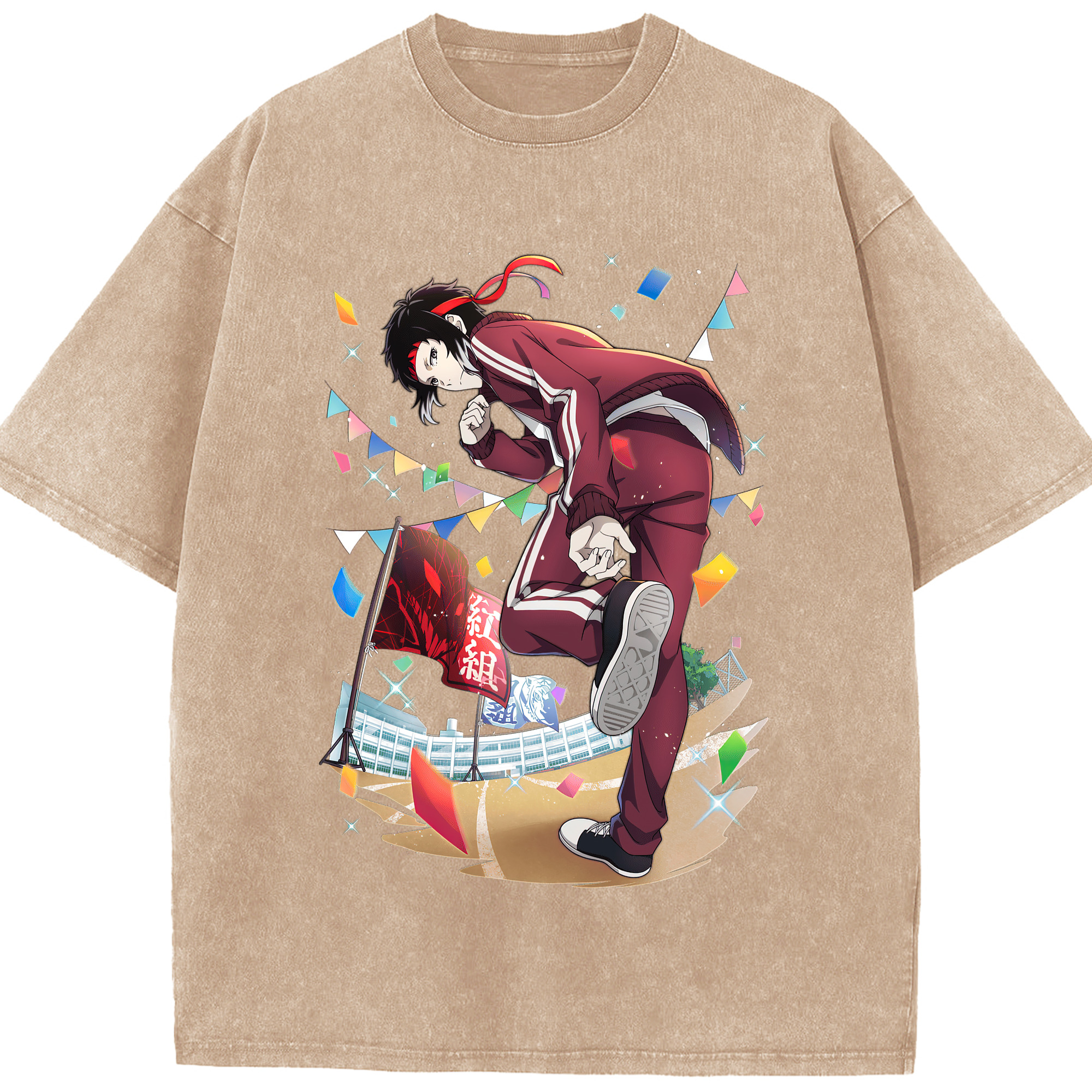 （画像用） 文豪ストレイドッグス Bungo Stray Dogs 綿100% ヴィンテージ風 半袖Tシャツ（フロントプリント）