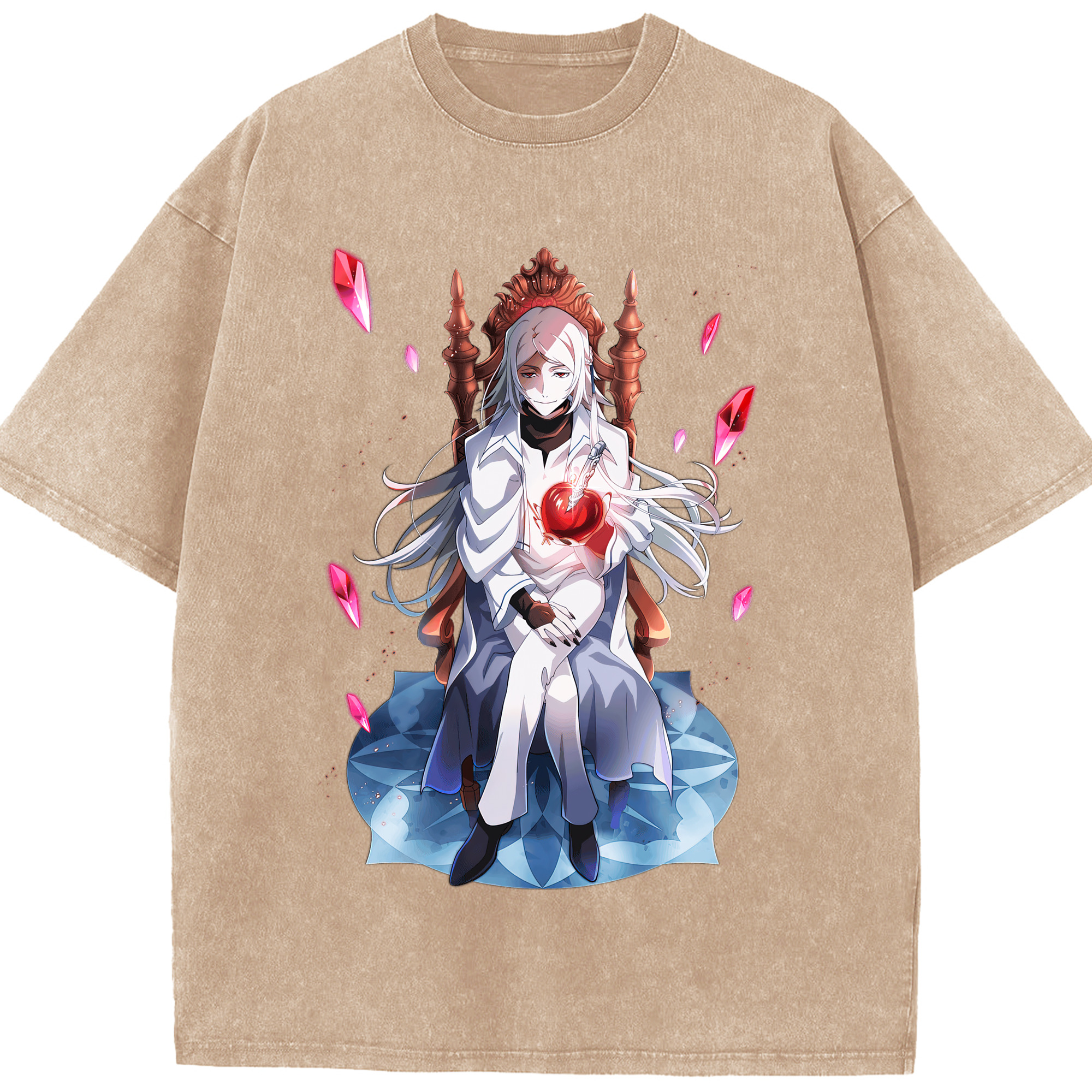 （画像用） 文豪ストレイドッグス Bungo Stray Dogs 綿100% ヴィンテージ風 半袖Tシャツ（フロントプリント）