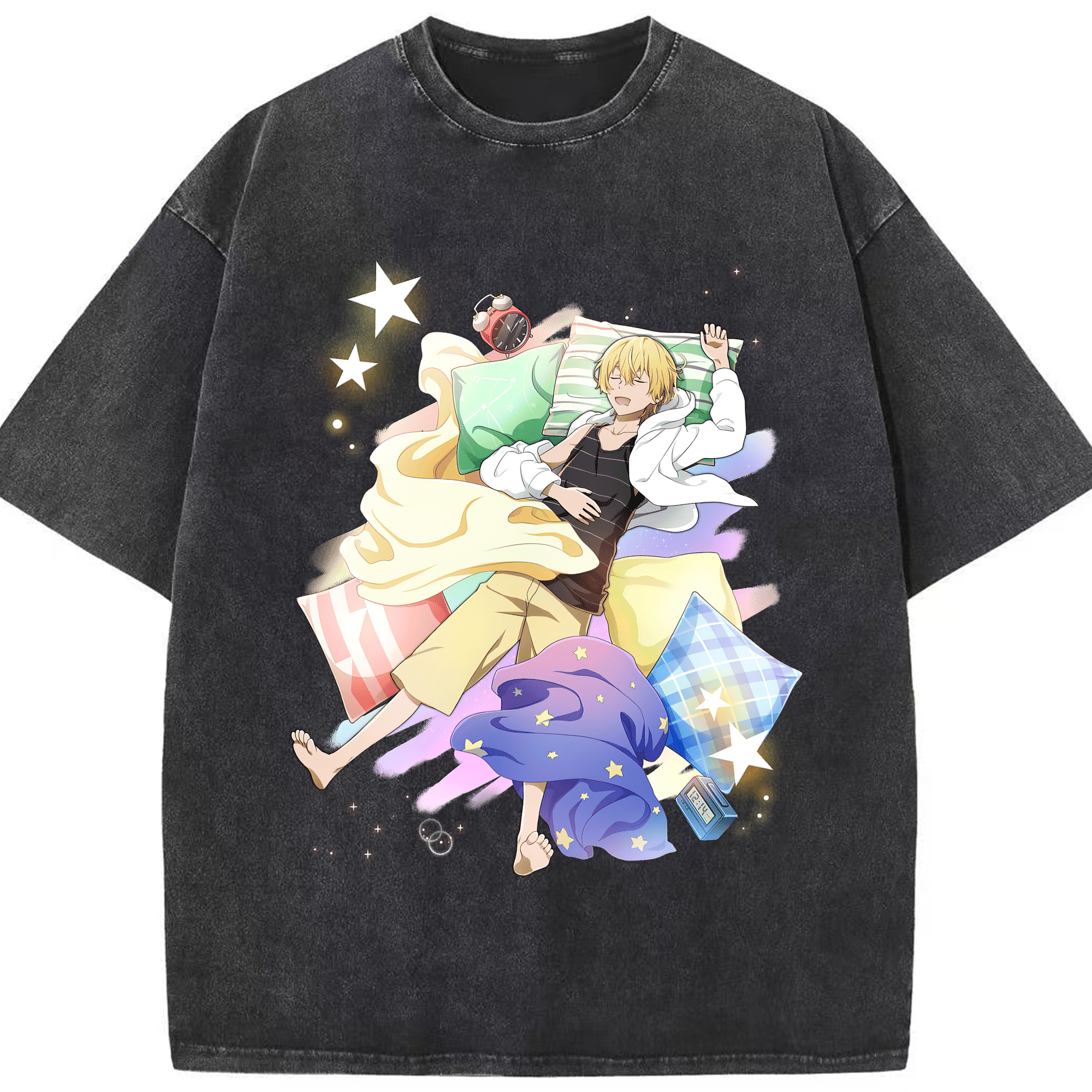 （画像用） 文豪ストレイドッグス Bungo Stray Dogs 綿100% ヴィンテージ風 半袖Tシャツ（フロントプリント）