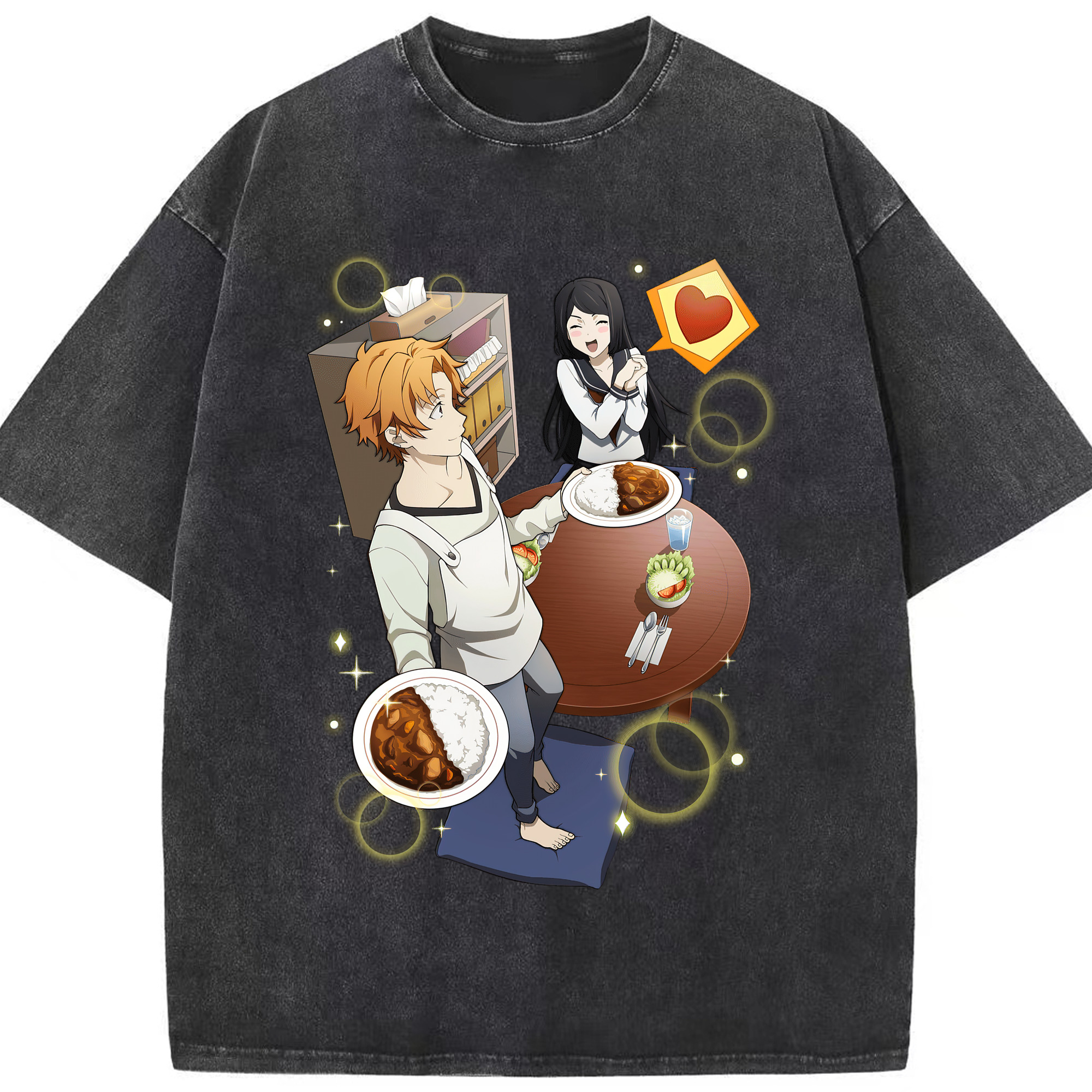 （画像用） 文豪ストレイドッグス Bungo Stray Dogs 綿100% ヴィンテージ風 半袖Tシャツ（フロントプリント）
