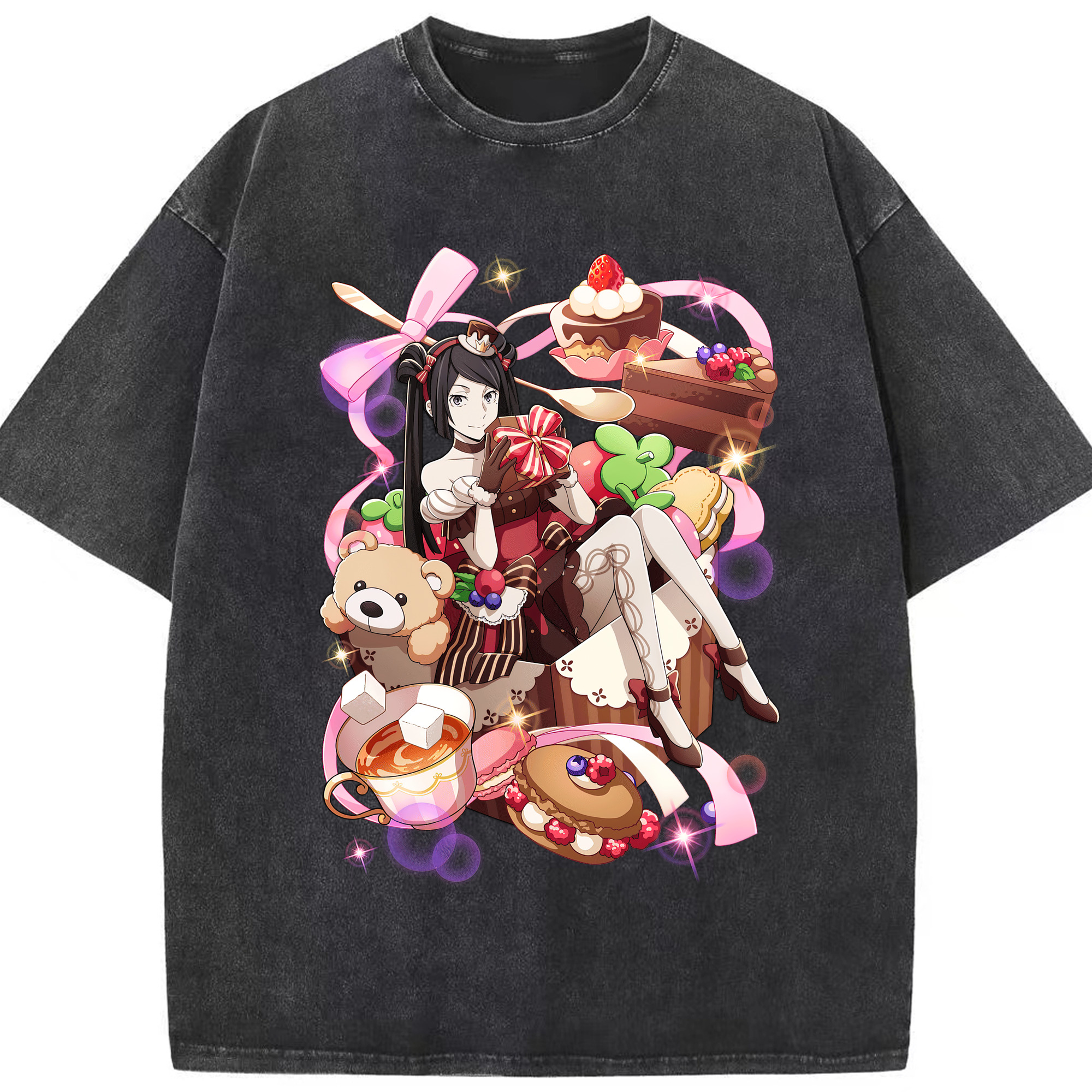 （画像用） 文豪ストレイドッグス Bungo Stray Dogs 綿100% ヴィンテージ風 半袖Tシャツ（フロントプリント）