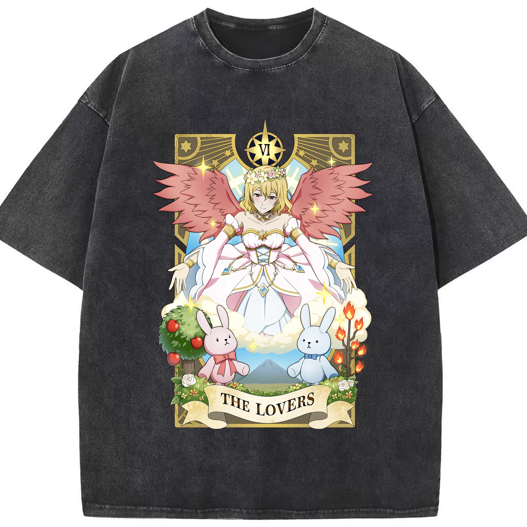 （画像用） 文豪ストレイドッグス Bungo Stray Dogs 綿100% ヴィンテージ風 半袖Tシャツ（フロントプリント）