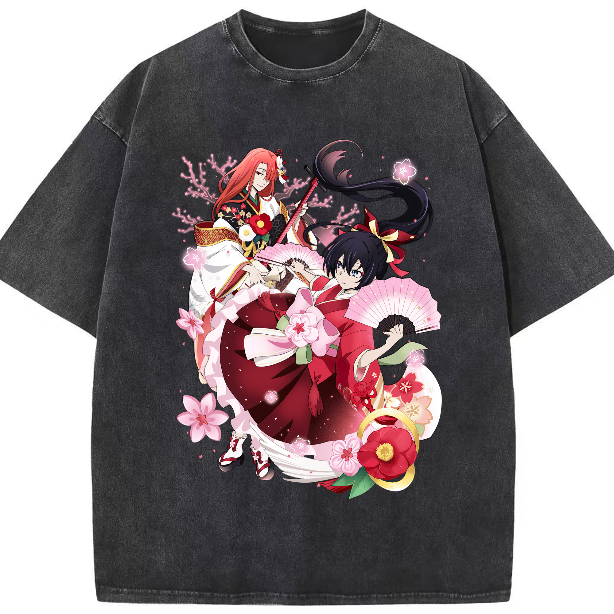 （画像用） 文豪ストレイドッグス Bungo Stray Dogs 綿100% ヴィンテージ風 半袖Tシャツ（フロントプリント）