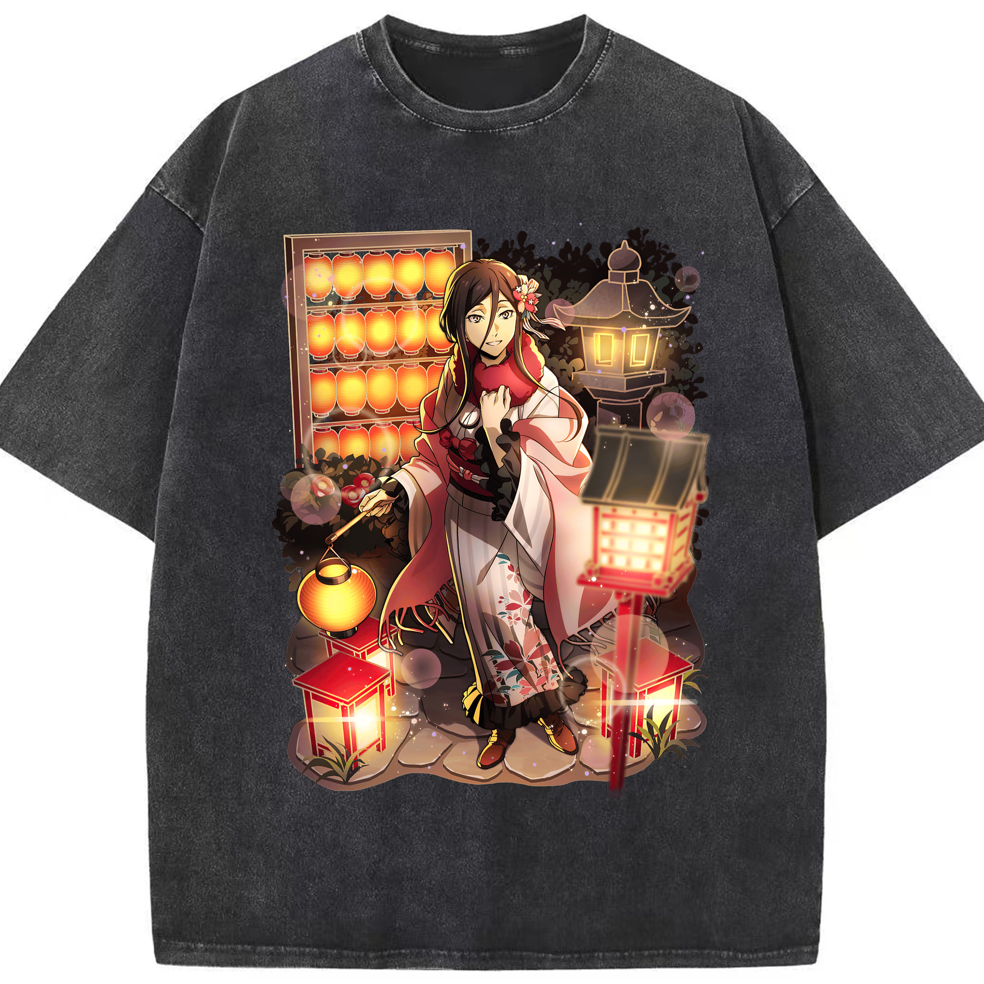 （画像用） 文豪ストレイドッグス Bungo Stray Dogs 綿100% ヴィンテージ風 半袖Tシャツ（フロントプリント）