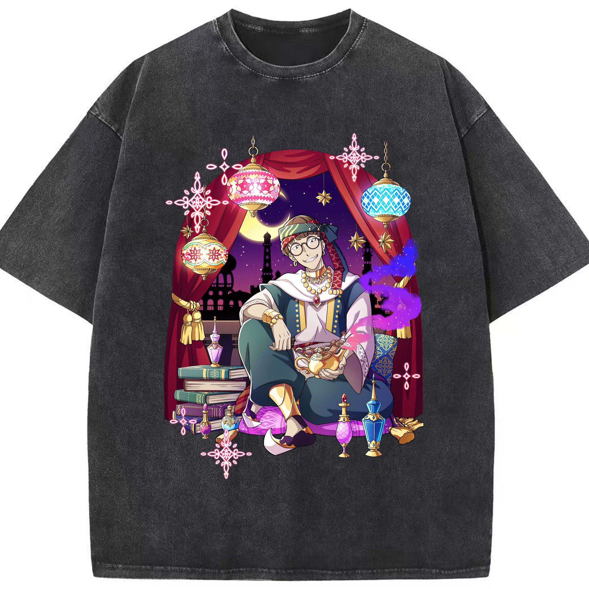 （画像用） 文豪ストレイドッグス Bungo Stray Dogs 綿100% ヴィンテージ風 半袖Tシャツ（フロントプリント）