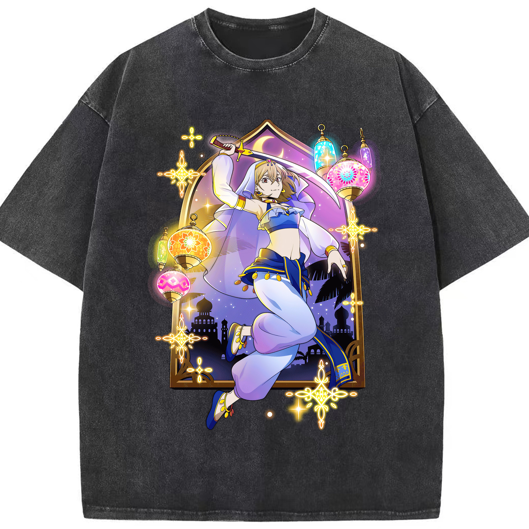 （画像用） 文豪ストレイドッグス Bungo Stray Dogs 綿100% ヴィンテージ風 半袖Tシャツ（フロントプリント）