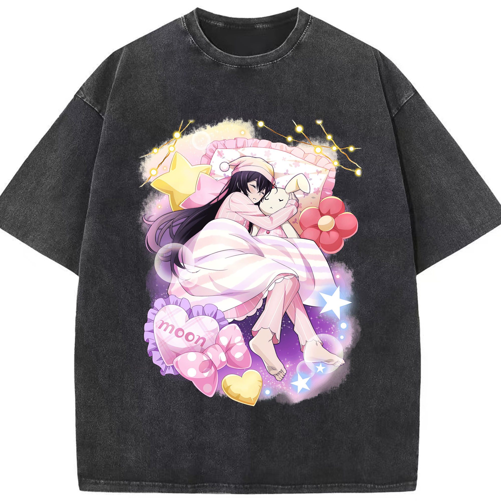 （画像用） 文豪ストレイドッグス Bungo Stray Dogs 綿100% ヴィンテージ風 半袖Tシャツ（フロントプリント）