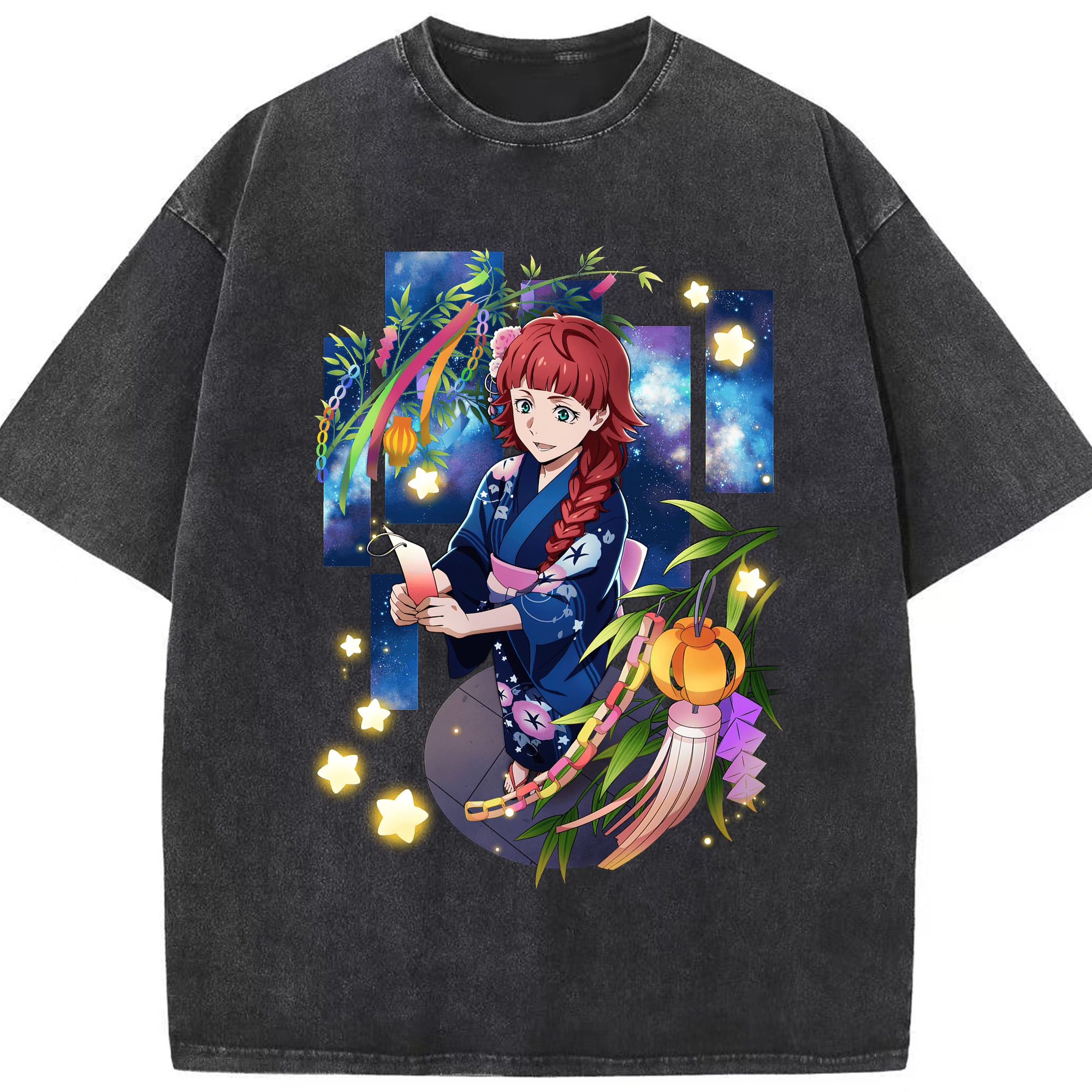 （画像用） 文豪ストレイドッグス Bungo Stray Dogs 綿100% ヴィンテージ風 半袖Tシャツ（フロントプリント）