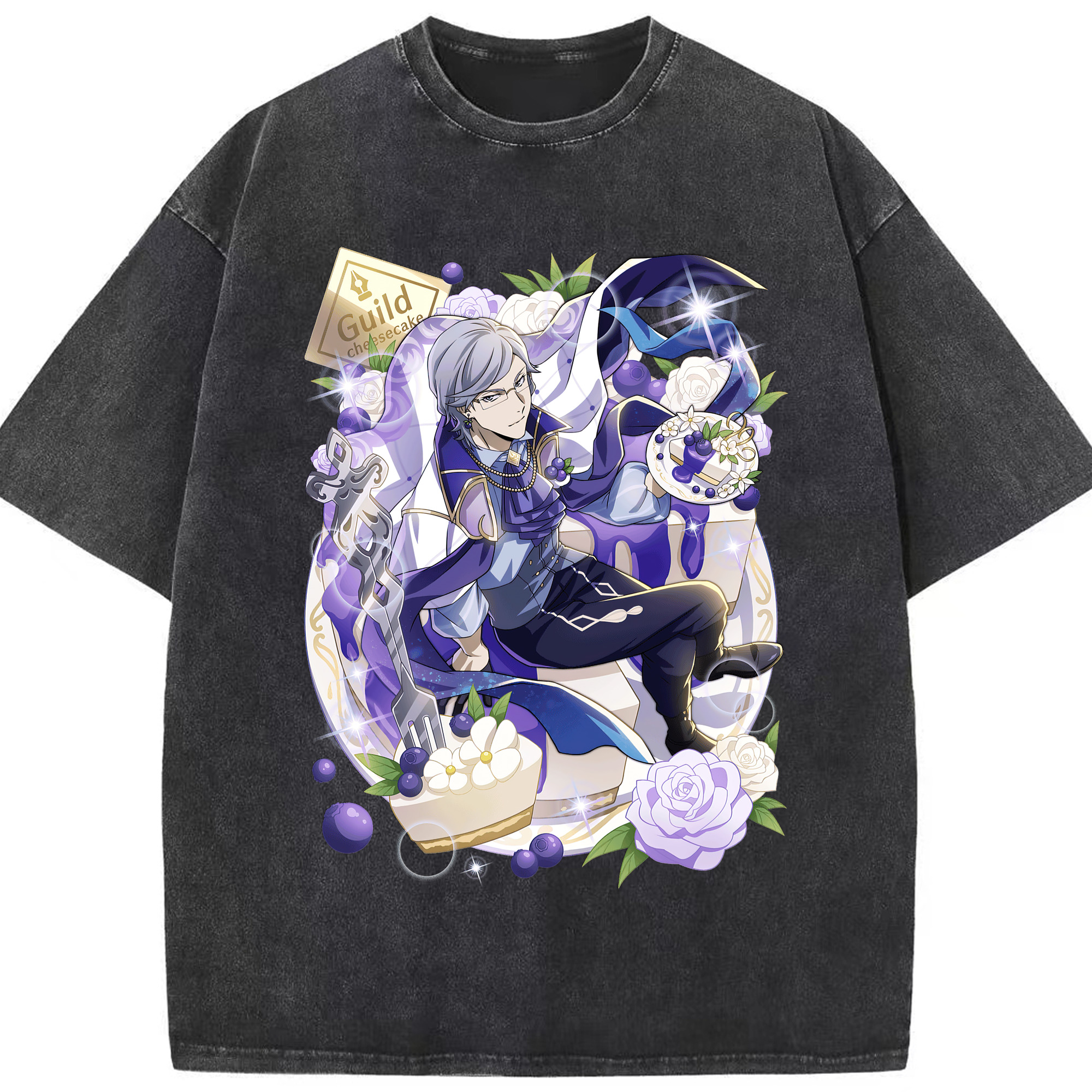 （画像用） 文豪ストレイドッグス Bungo Stray Dogs 綿100% ヴィンテージ風 半袖Tシャツ（フロントプリント）