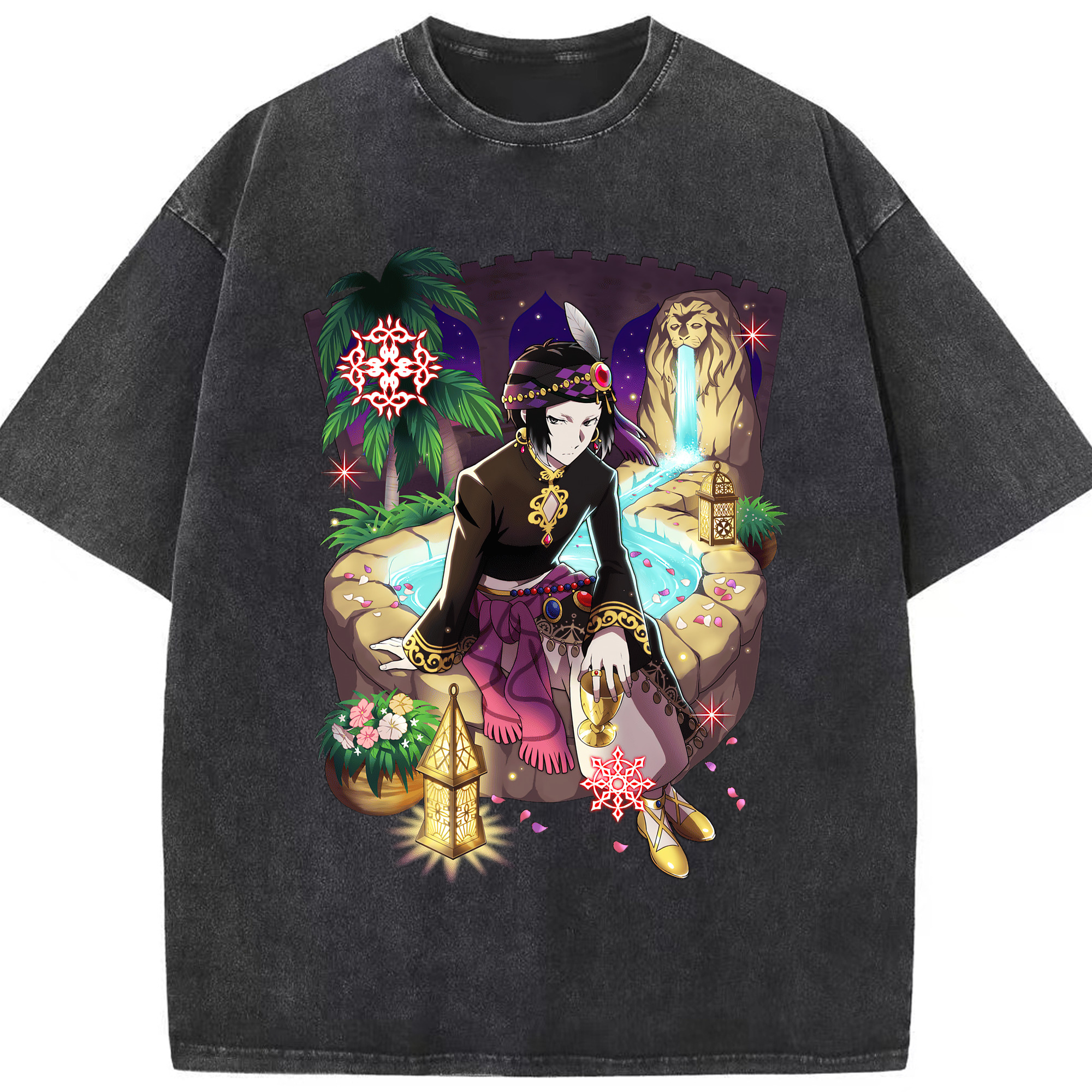 （画像用） 文豪ストレイドッグス Bungo Stray Dogs 綿100% ヴィンテージ風 半袖Tシャツ（フロントプリント）