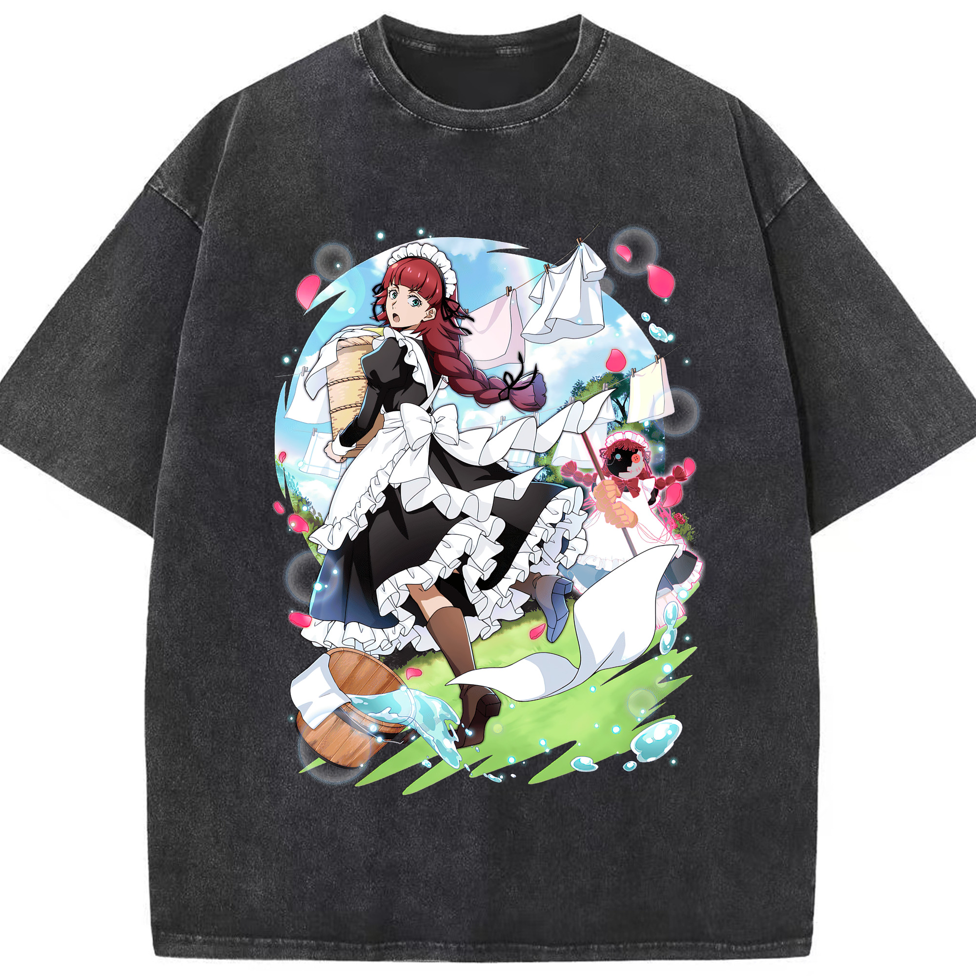 （画像用） 文豪ストレイドッグス Bungo Stray Dogs 綿100% ヴィンテージ風 半袖Tシャツ（フロントプリント）