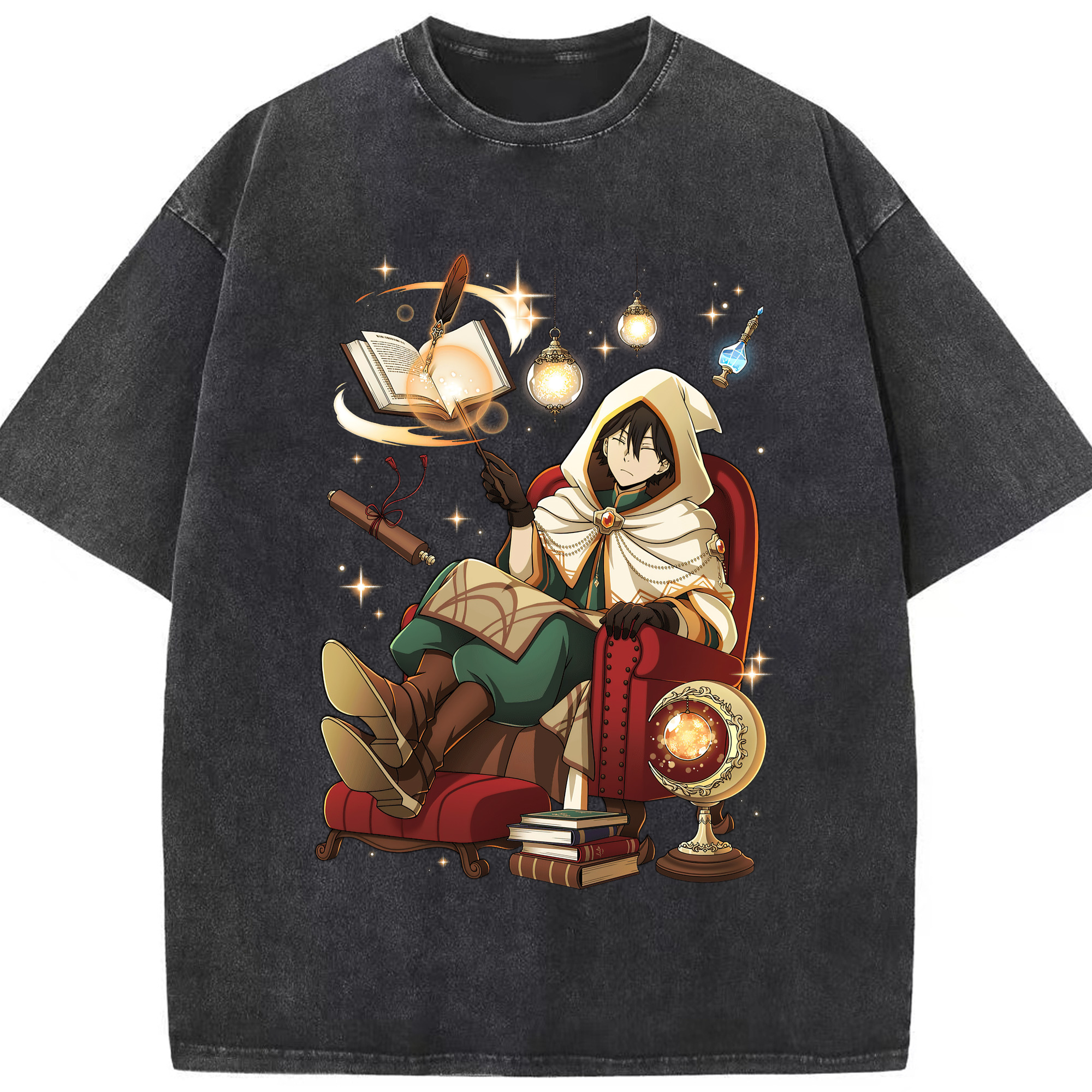 （画像用） 文豪ストレイドッグス Bungo Stray Dogs 綿100% ヴィンテージ風 半袖Tシャツ（フロントプリント）