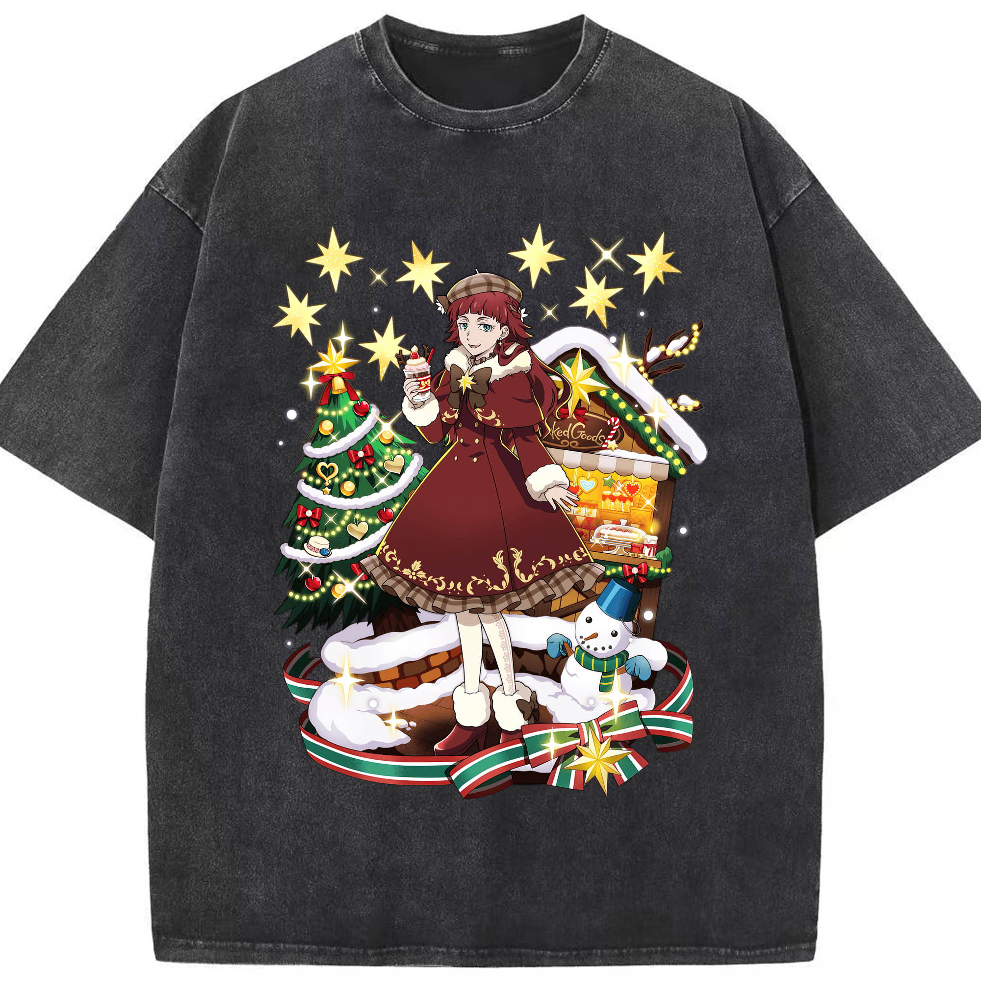 （画像用） 文豪ストレイドッグス Bungo Stray Dogs 綿100% ヴィンテージ風 半袖Tシャツ（フロントプリント）