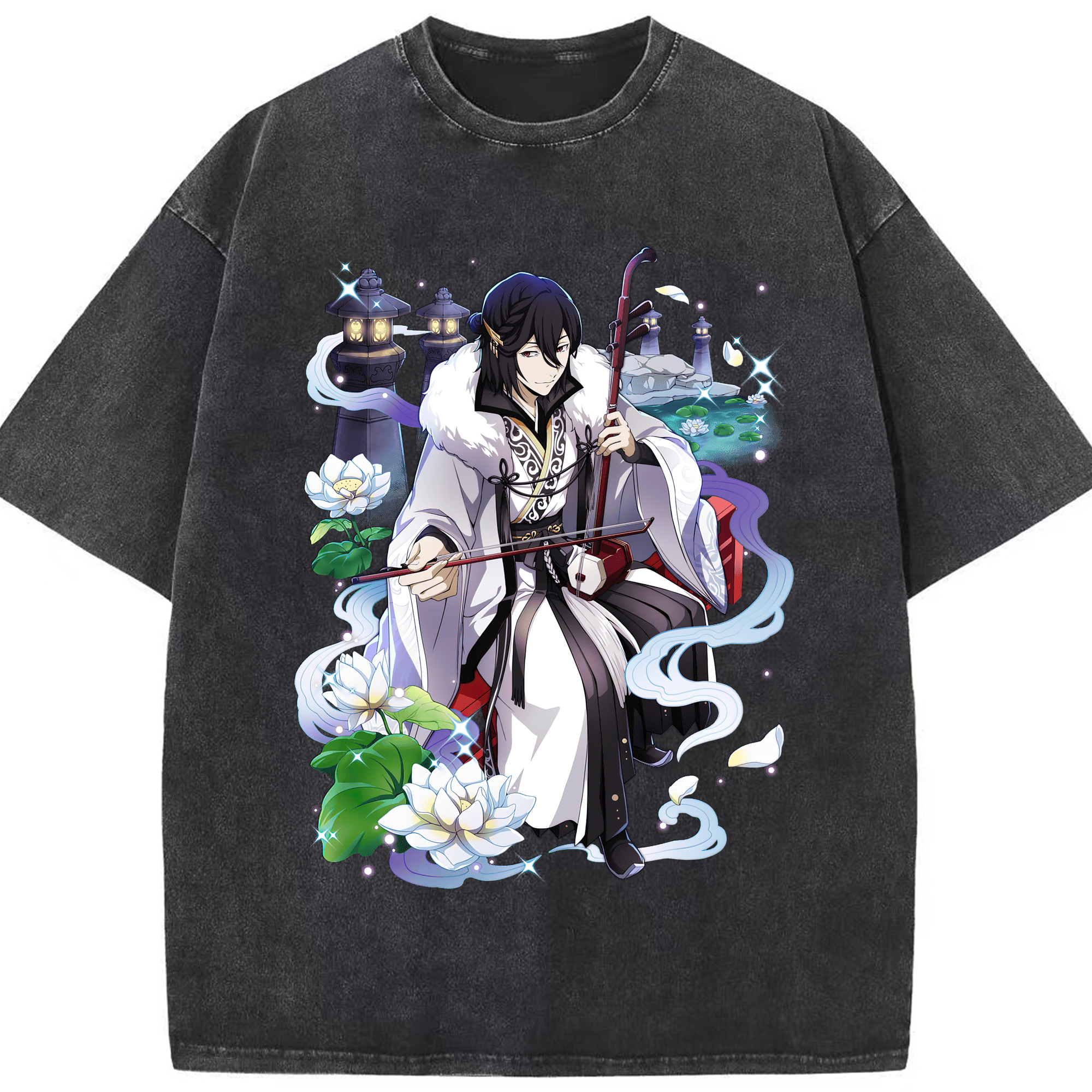 （画像用） 文豪ストレイドッグス Bungo Stray Dogs 綿100% ヴィンテージ風 半袖Tシャツ（フロントプリント）