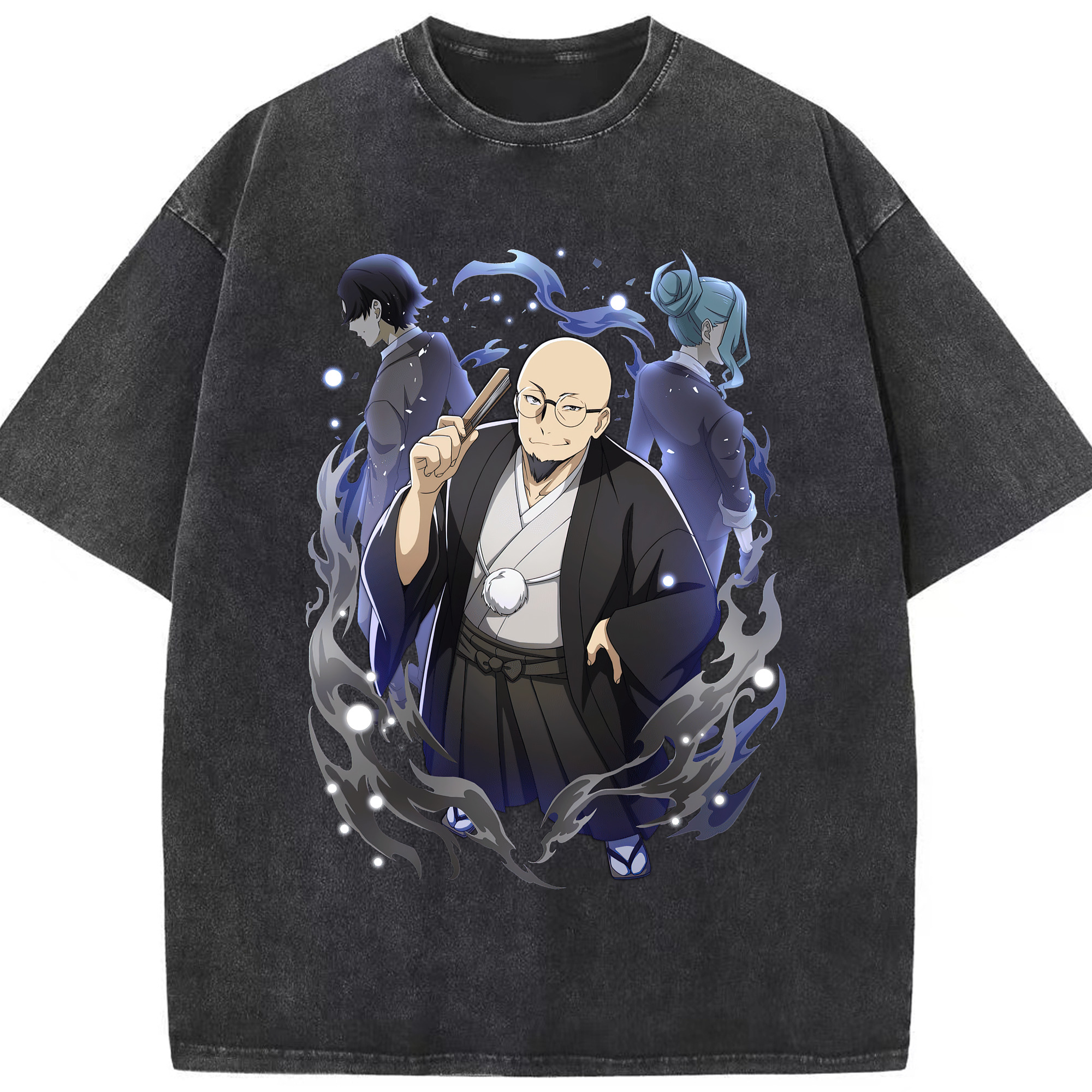 （画像用） 文豪ストレイドッグス Bungo Stray Dogs 綿100% ヴィンテージ風 半袖Tシャツ（フロントプリント）