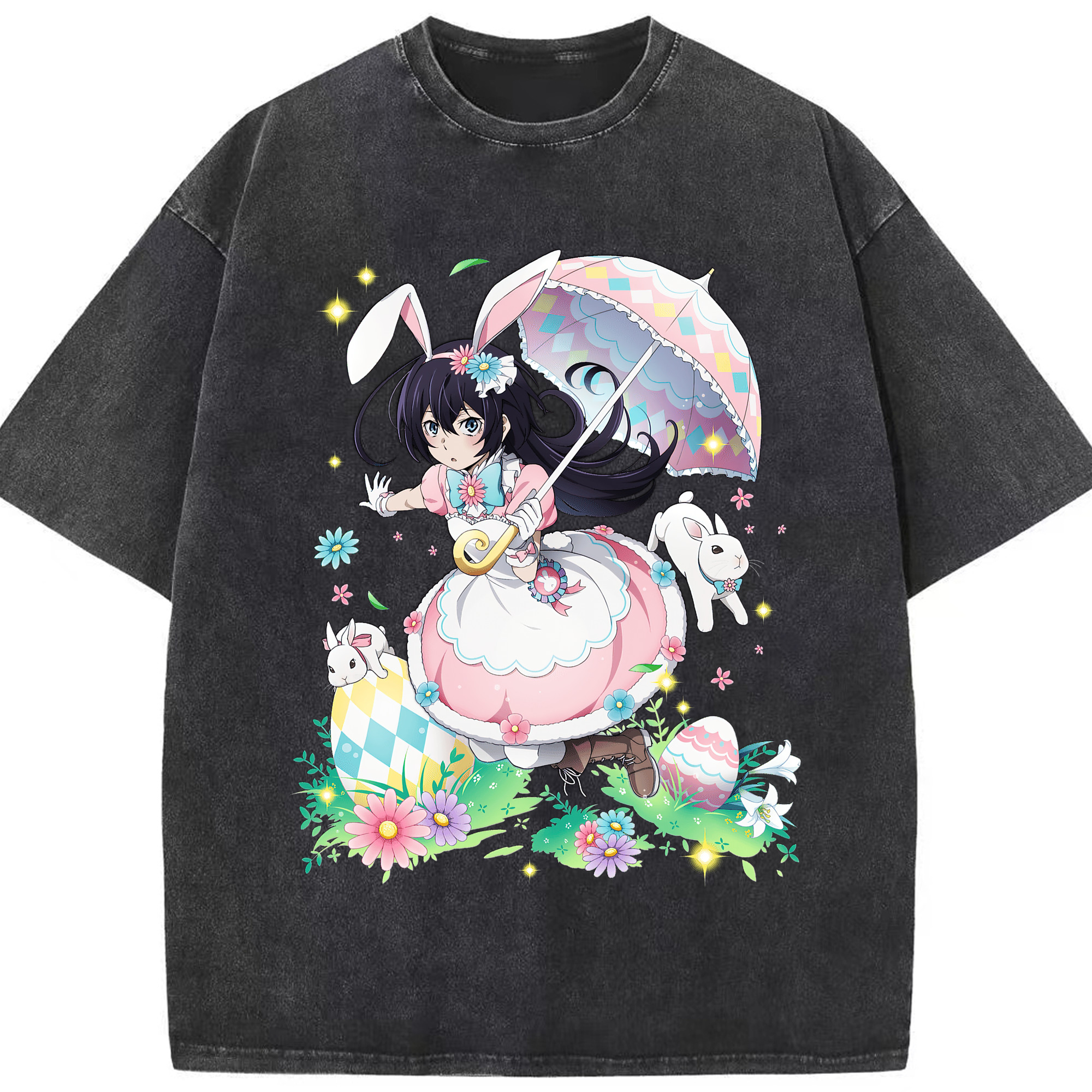 （画像用） 文豪ストレイドッグス Bungo Stray Dogs 綿100% ヴィンテージ風 半袖Tシャツ（フロントプリント）