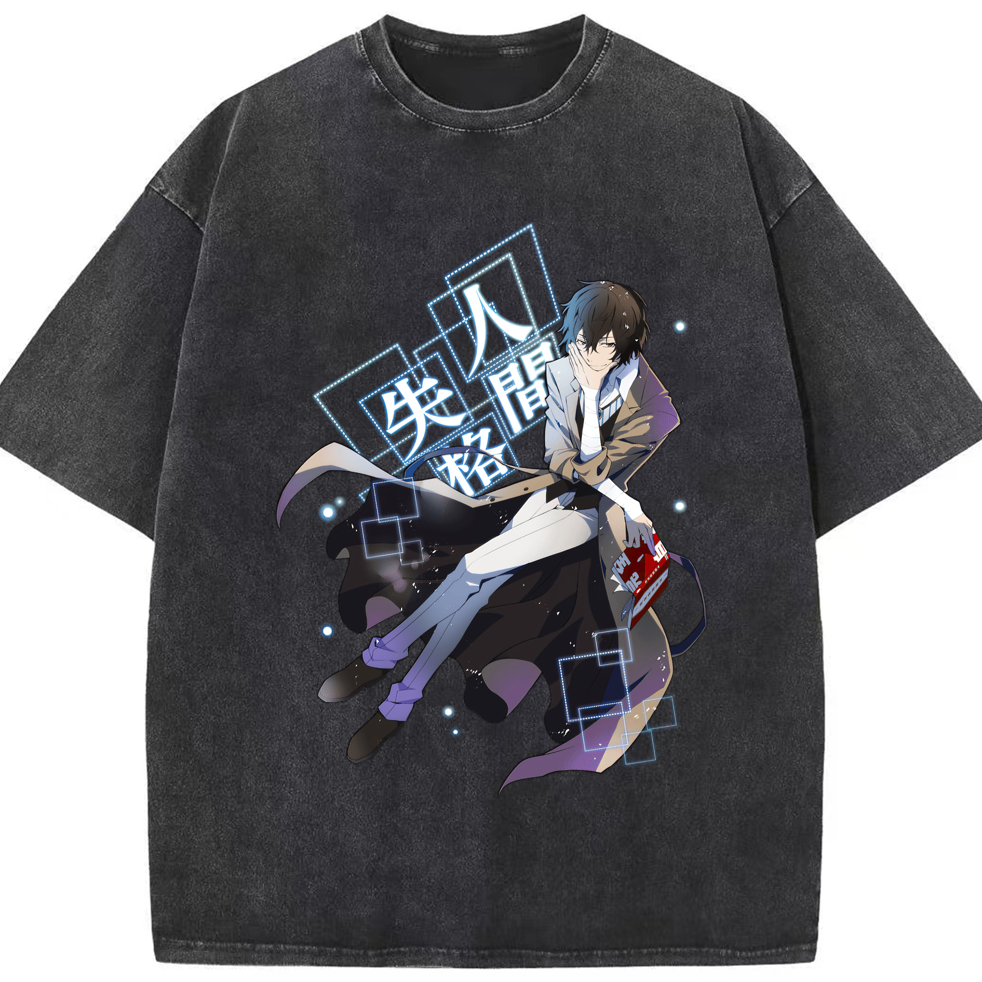（画像用） 文豪ストレイドッグス Bungo Stray Dogs 綿100% ヴィンテージ風 半袖Tシャツ（フロントプリント）