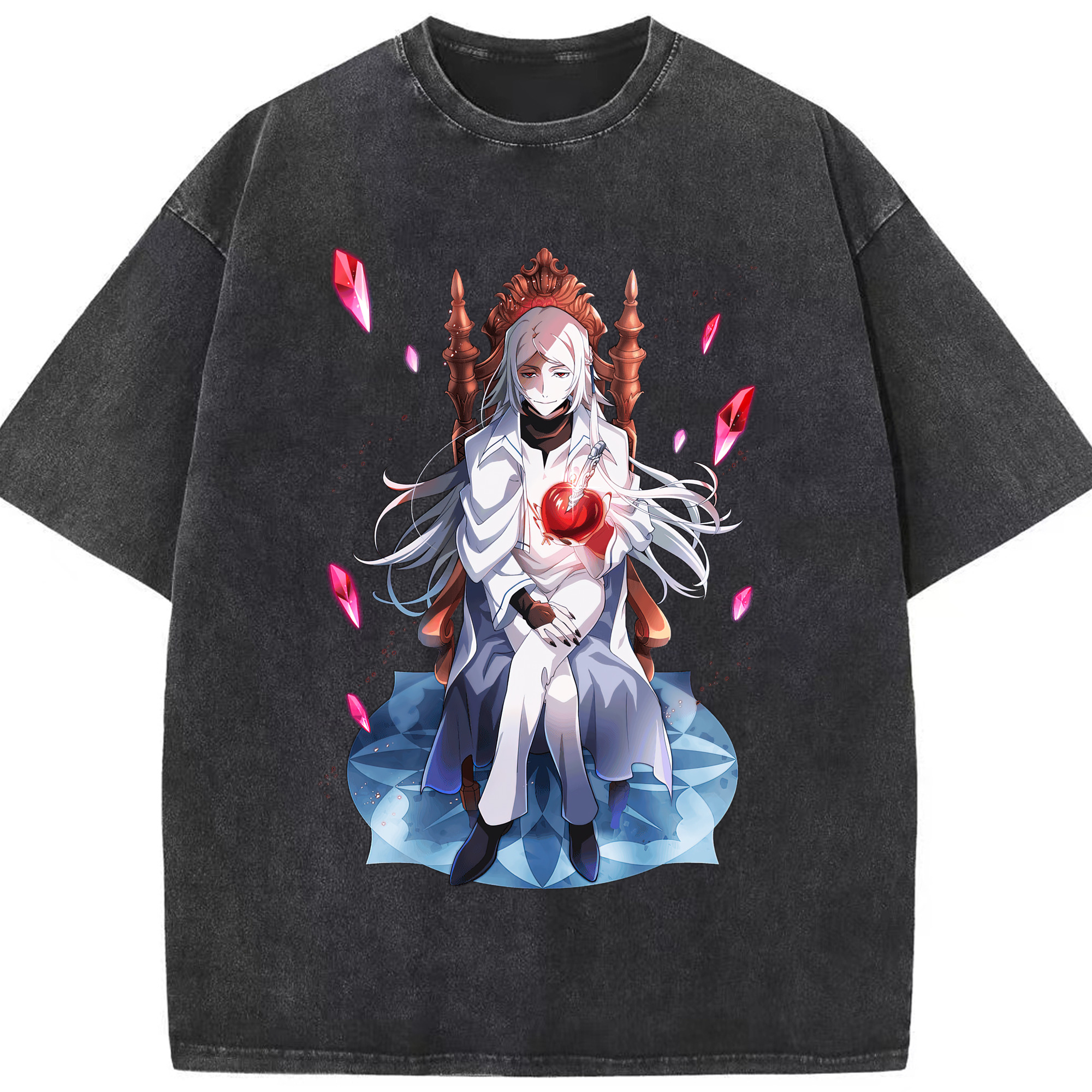 （画像用） 文豪ストレイドッグス Bungo Stray Dogs 綿100% ヴィンテージ風 半袖Tシャツ（フロントプリント）