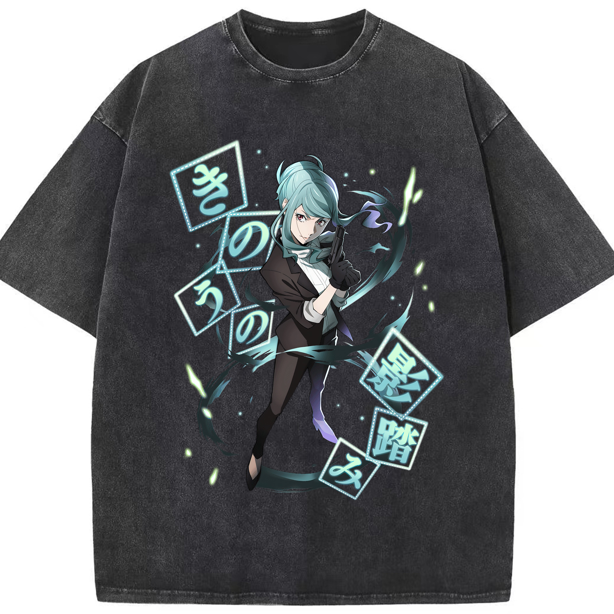 （画像用） 文豪ストレイドッグス Bungo Stray Dogs 綿100% ヴィンテージ風 半袖Tシャツ（フロントプリント）