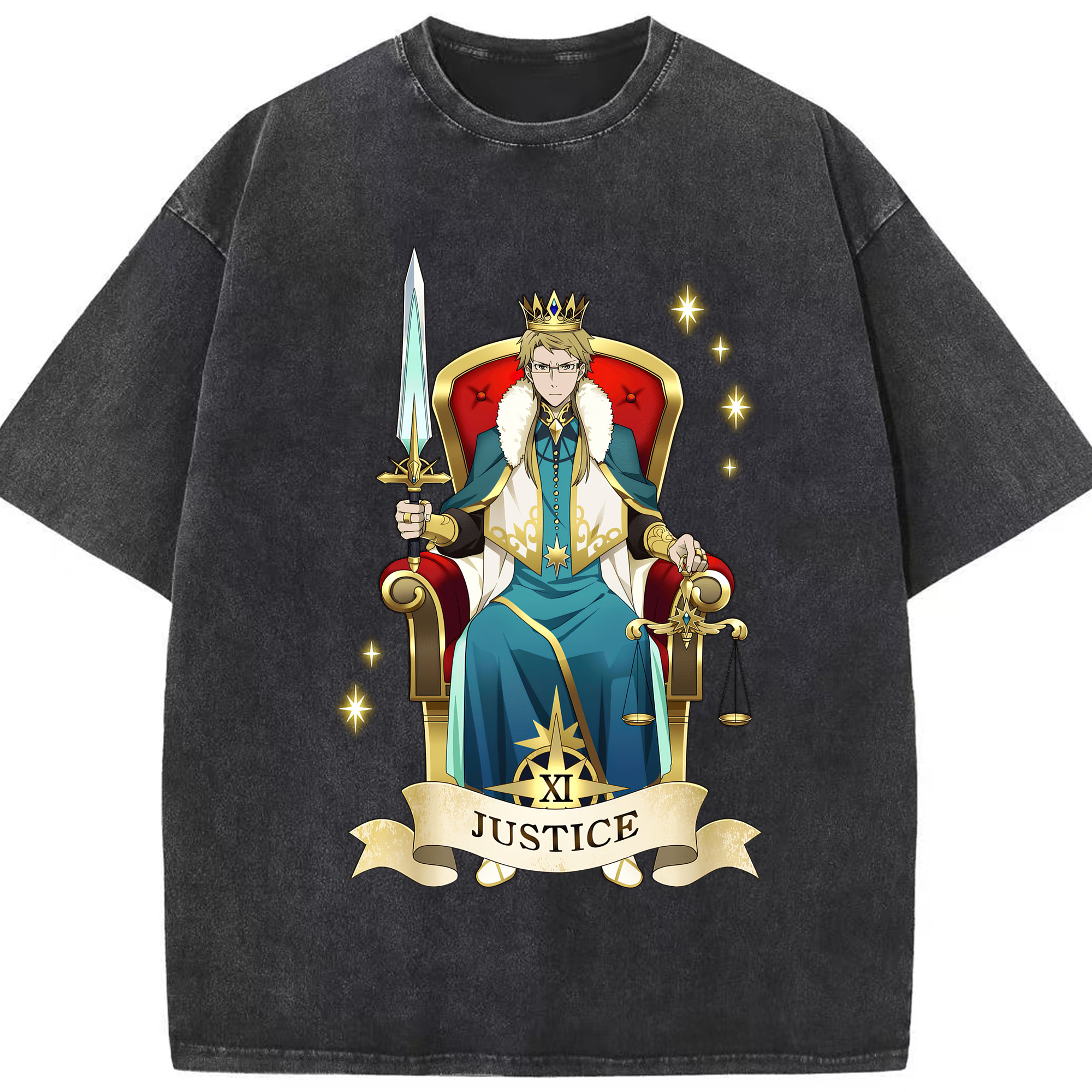 （画像用） 文豪ストレイドッグス Bungo Stray Dogs 綿100% ヴィンテージ風 半袖Tシャツ（フロントプリント）