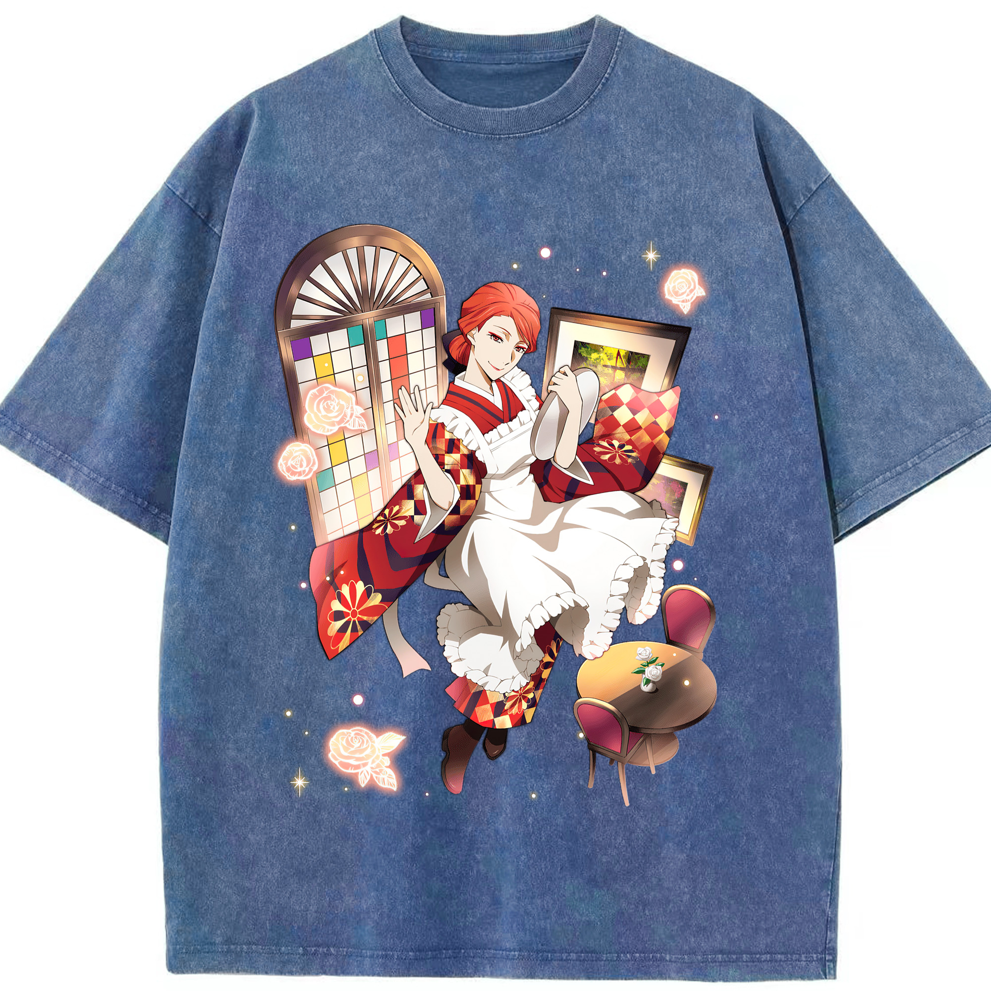 （画像用） 文豪ストレイドッグス Bungo Stray Dogs 綿100% ヴィンテージ風 半袖Tシャツ（フロントプリント）