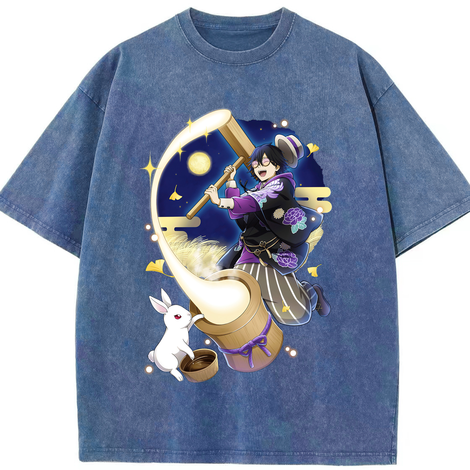（画像用） 文豪ストレイドッグス Bungo Stray Dogs 綿100% ヴィンテージ風 半袖Tシャツ（フロントプリント）