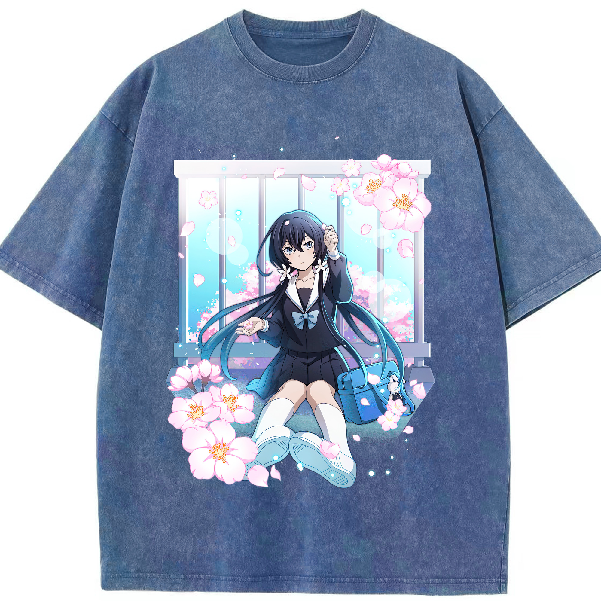 （画像用） 文豪ストレイドッグス Bungo Stray Dogs 綿100% ヴィンテージ風 半袖Tシャツ（フロントプリント）