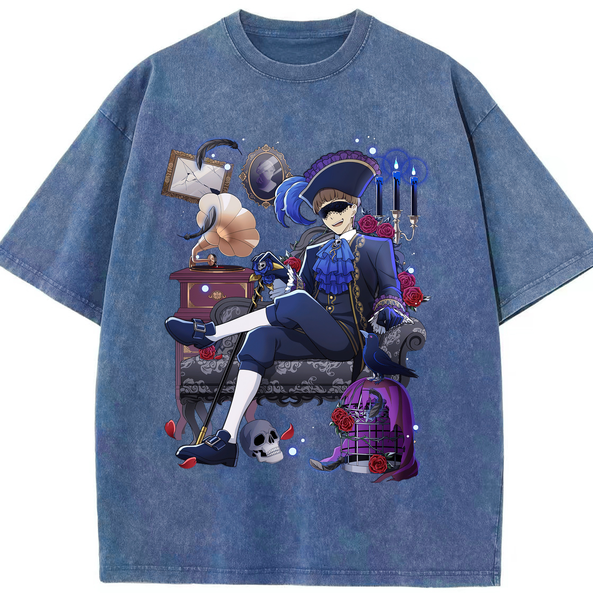 （画像用） 文豪ストレイドッグス Bungo Stray Dogs 綿100% ヴィンテージ風 半袖Tシャツ（フロントプリント）