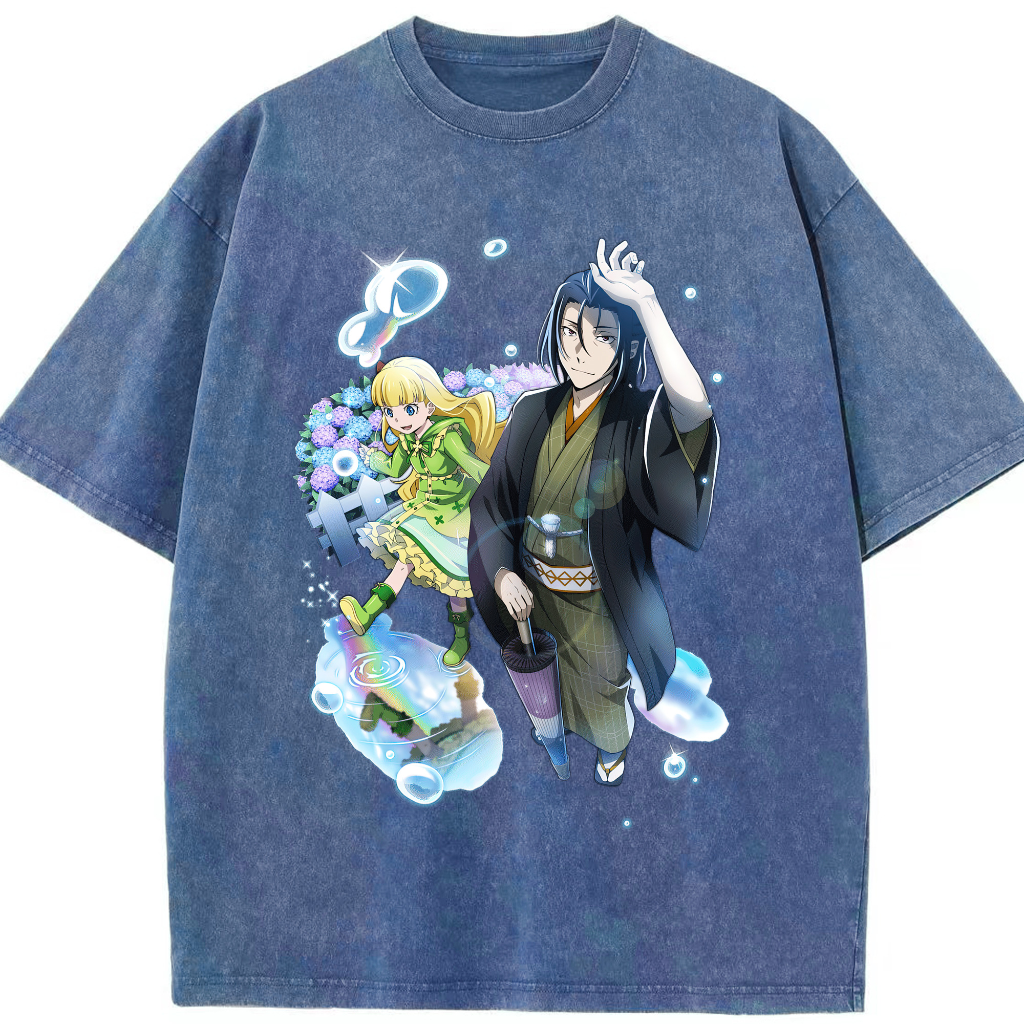 （画像用） 文豪ストレイドッグス Bungo Stray Dogs 綿100% ヴィンテージ風 半袖Tシャツ（フロントプリント）