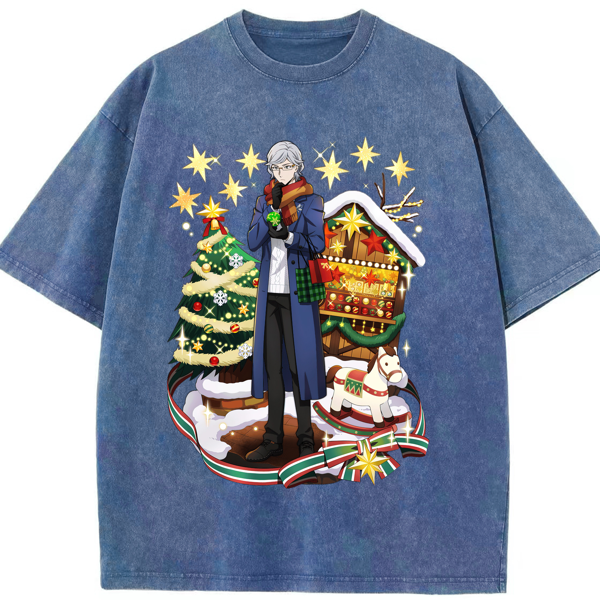 （画像用） 文豪ストレイドッグス Bungo Stray Dogs 綿100% ヴィンテージ風 半袖Tシャツ（フロントプリント）