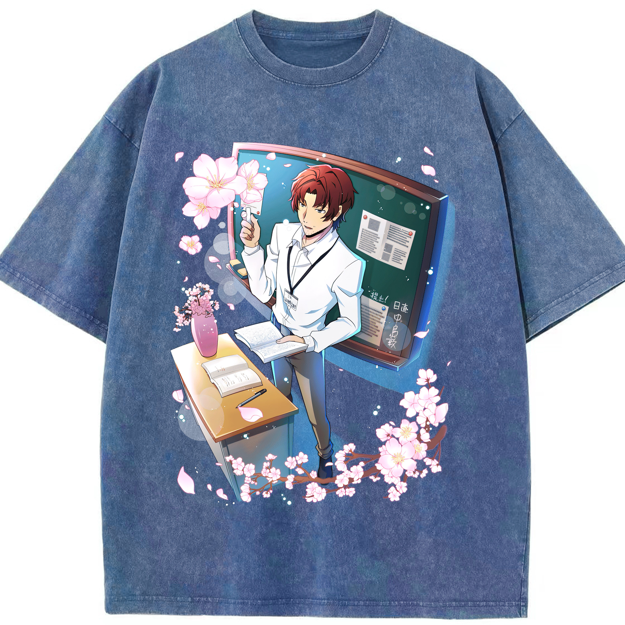 （画像用） 文豪ストレイドッグス Bungo Stray Dogs 綿100% ヴィンテージ風 半袖Tシャツ（フロントプリント）