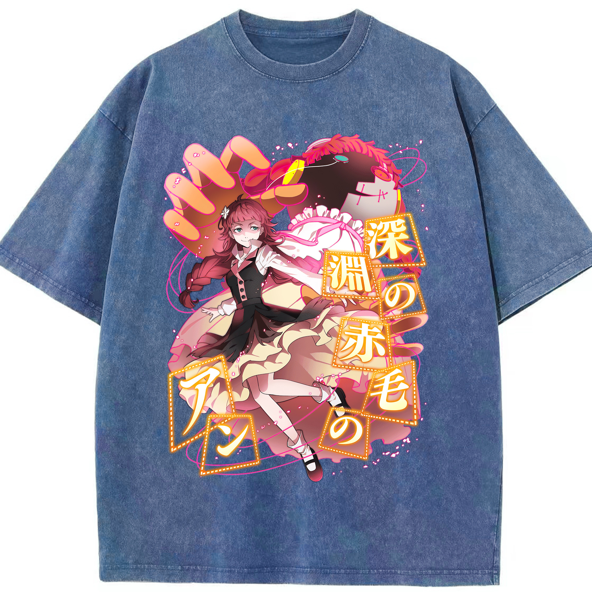 （画像用） 文豪ストレイドッグス Bungo Stray Dogs 綿100% ヴィンテージ風 半袖Tシャツ（フロントプリント）