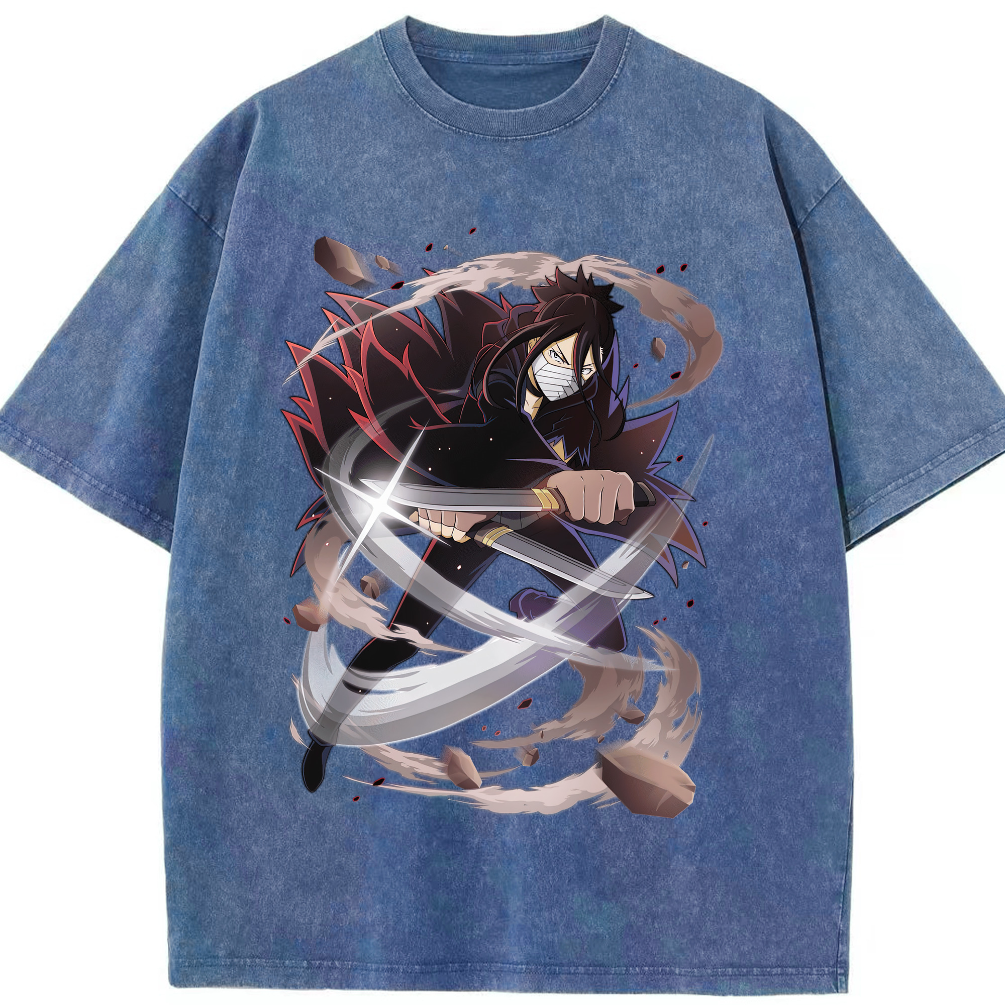 （画像用） 文豪ストレイドッグス Bungo Stray Dogs 綿100% ヴィンテージ風 半袖Tシャツ（フロントプリント）