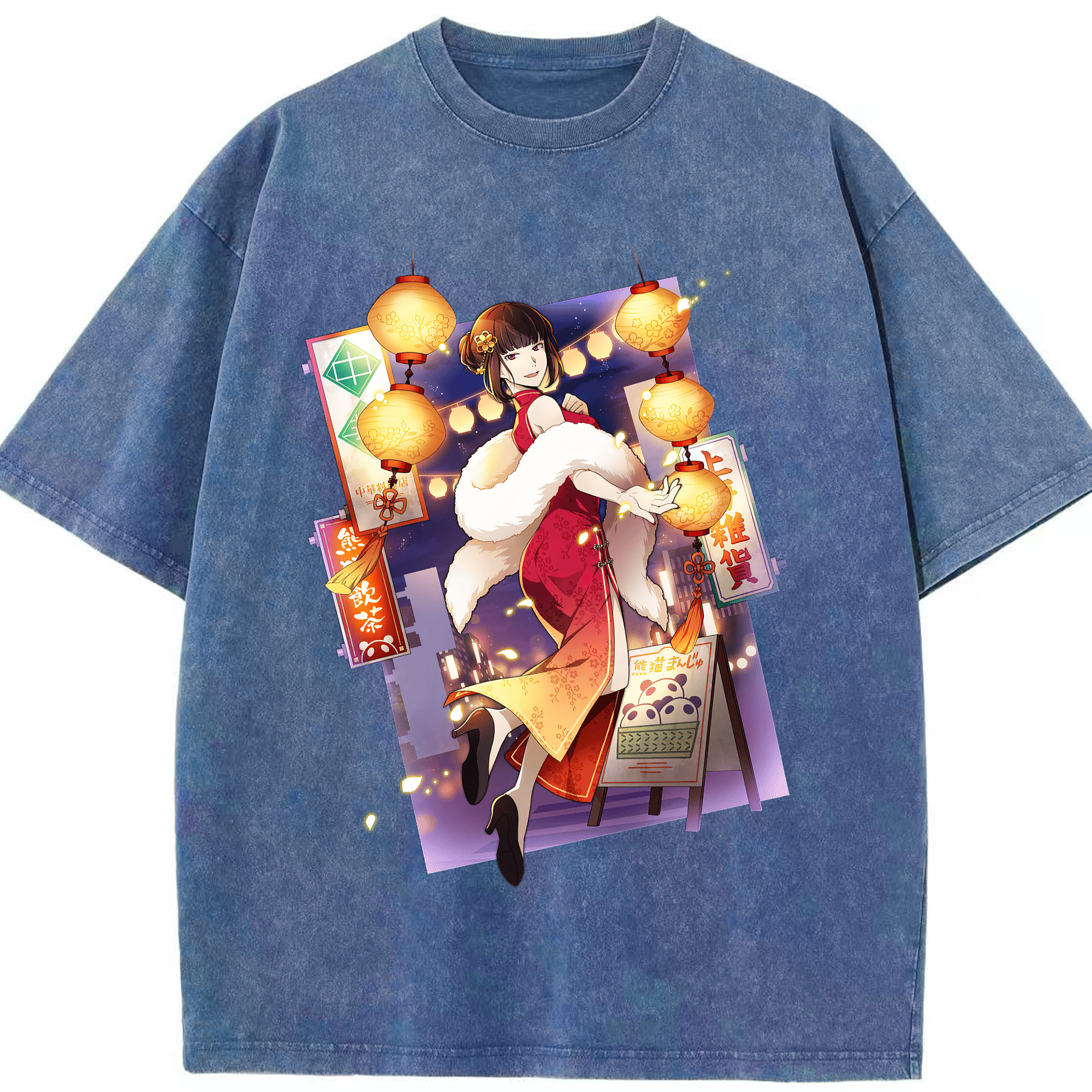 （画像用） 文豪ストレイドッグス Bungo Stray Dogs 綿100% ヴィンテージ風 半袖Tシャツ（フロントプリント）