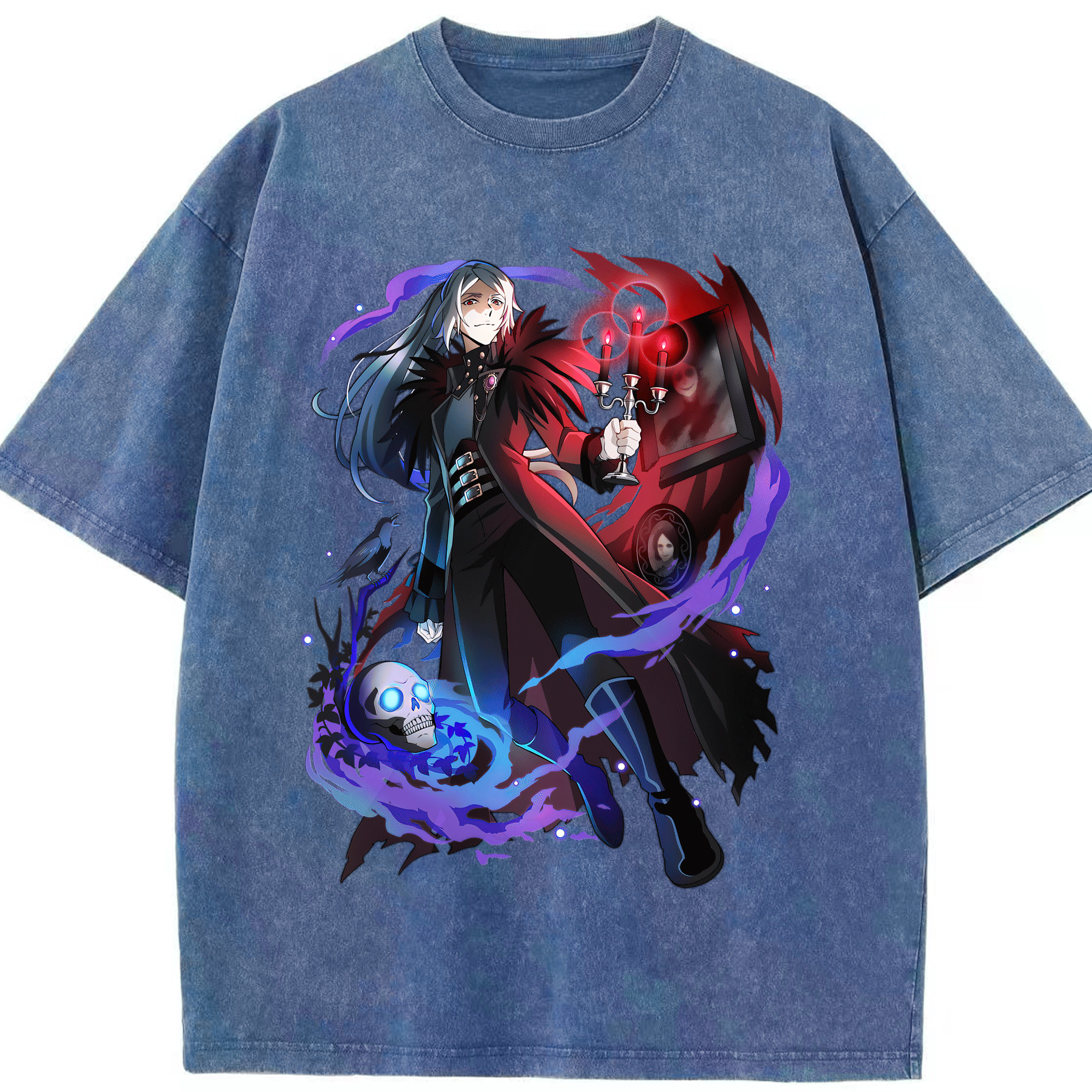 （画像用） 文豪ストレイドッグス Bungo Stray Dogs 綿100% ヴィンテージ風 半袖Tシャツ（フロントプリント）