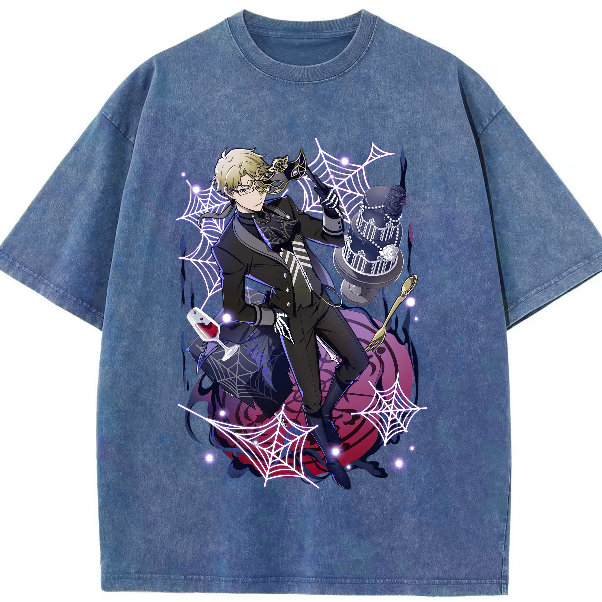 （画像用） 文豪ストレイドッグス Bungo Stray Dogs 綿100% ヴィンテージ風 半袖Tシャツ（フロントプリント）