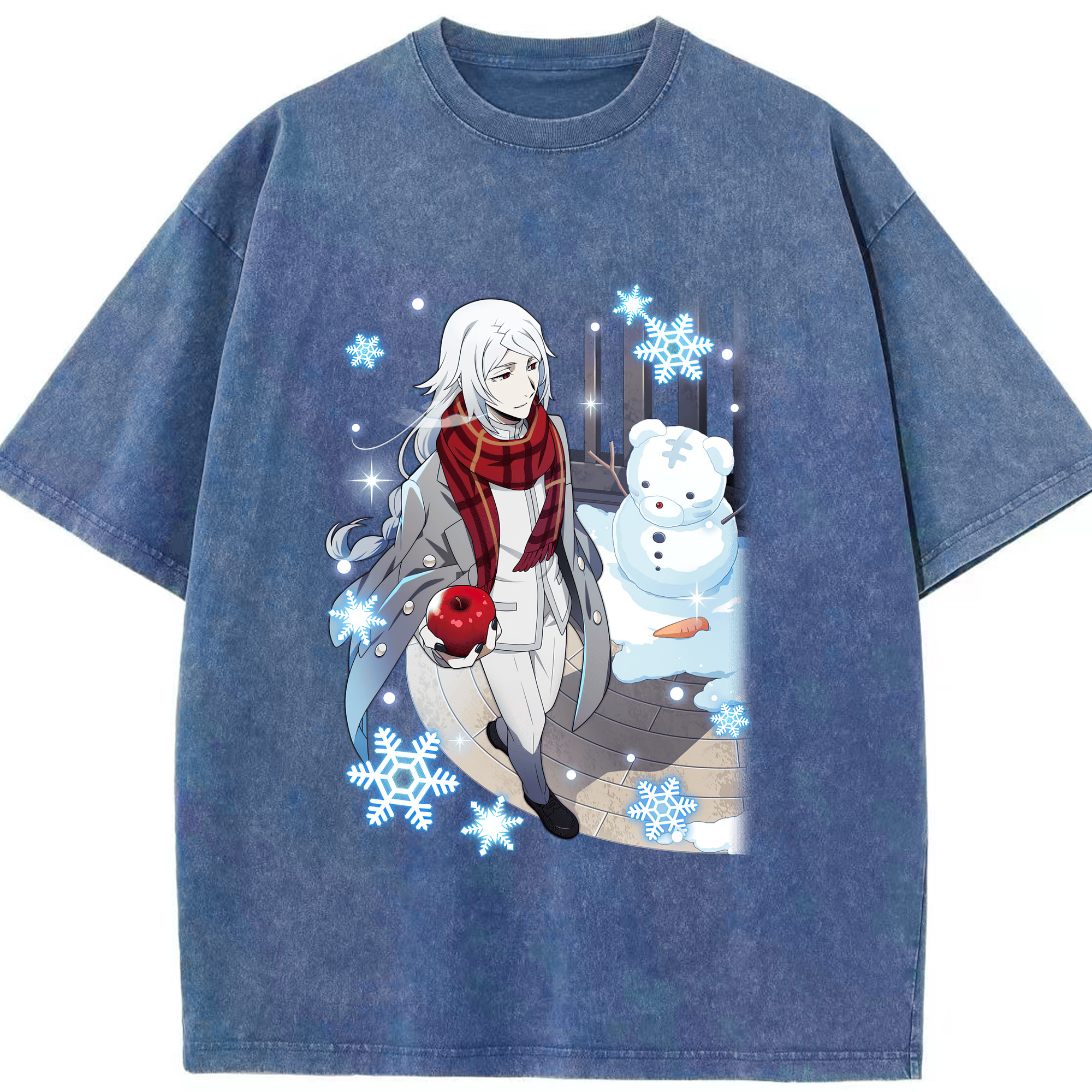 （画像用） 文豪ストレイドッグス Bungo Stray Dogs 綿100% ヴィンテージ風 半袖Tシャツ（フロントプリント）