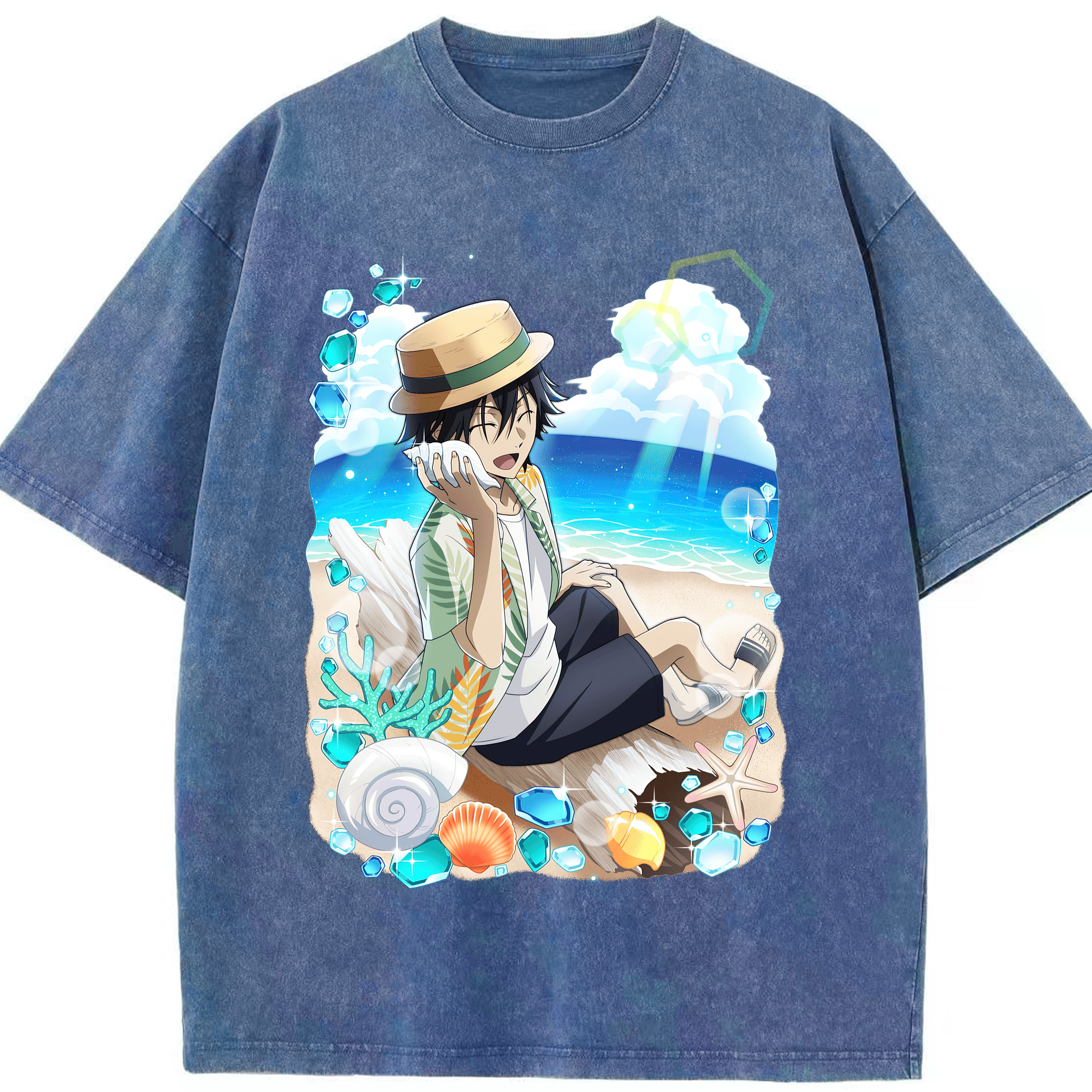 （画像用） 文豪ストレイドッグス Bungo Stray Dogs 綿100% ヴィンテージ風 半袖Tシャツ（フロントプリント）