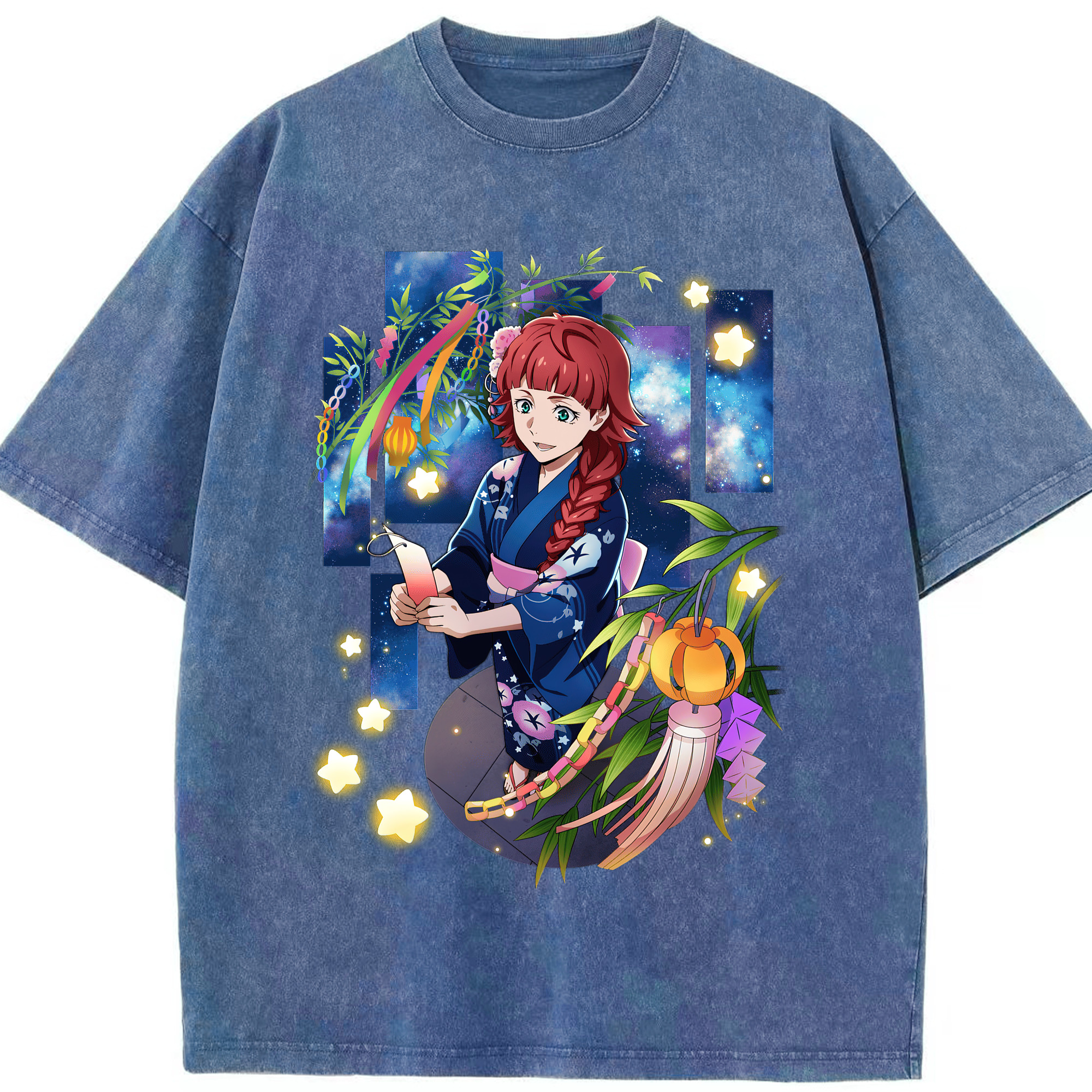 文豪ストレイドッグス Bungo Stray Dogs 綿100% ヴィンテージ風 半袖Tシャツ（フロントプリント）